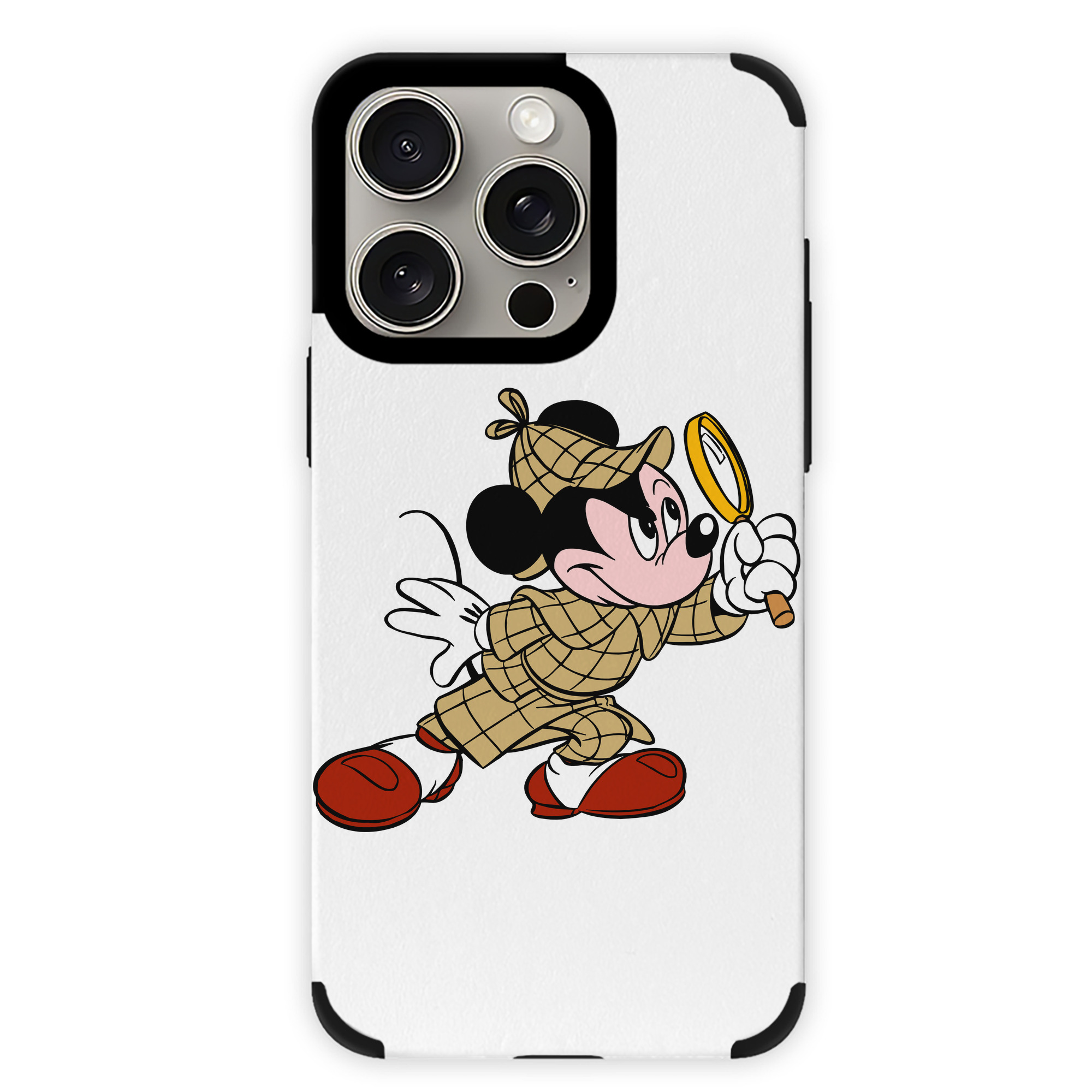 （画像用） ミッキーマウス Mickey Mouse 【iPhone15ProMax対応】 PUレザー スマホケース 耐衝撃＆黄変防止