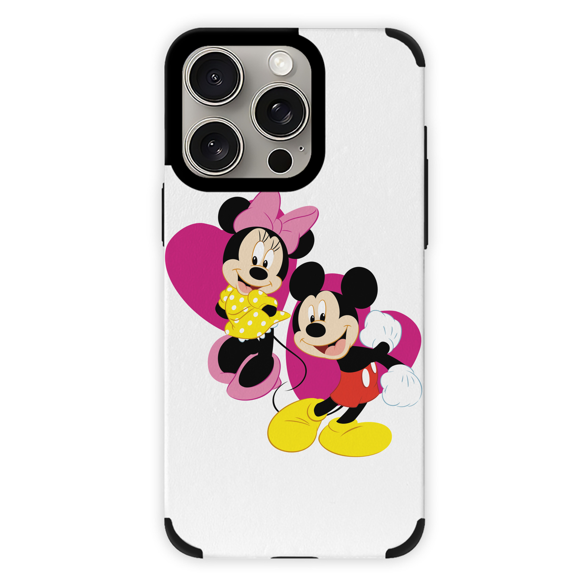 （画像用） ミッキーマウス Mickey Mouse 【iPhone15ProMax対応】 PUレザー スマホケース 耐衝撃＆黄変防止