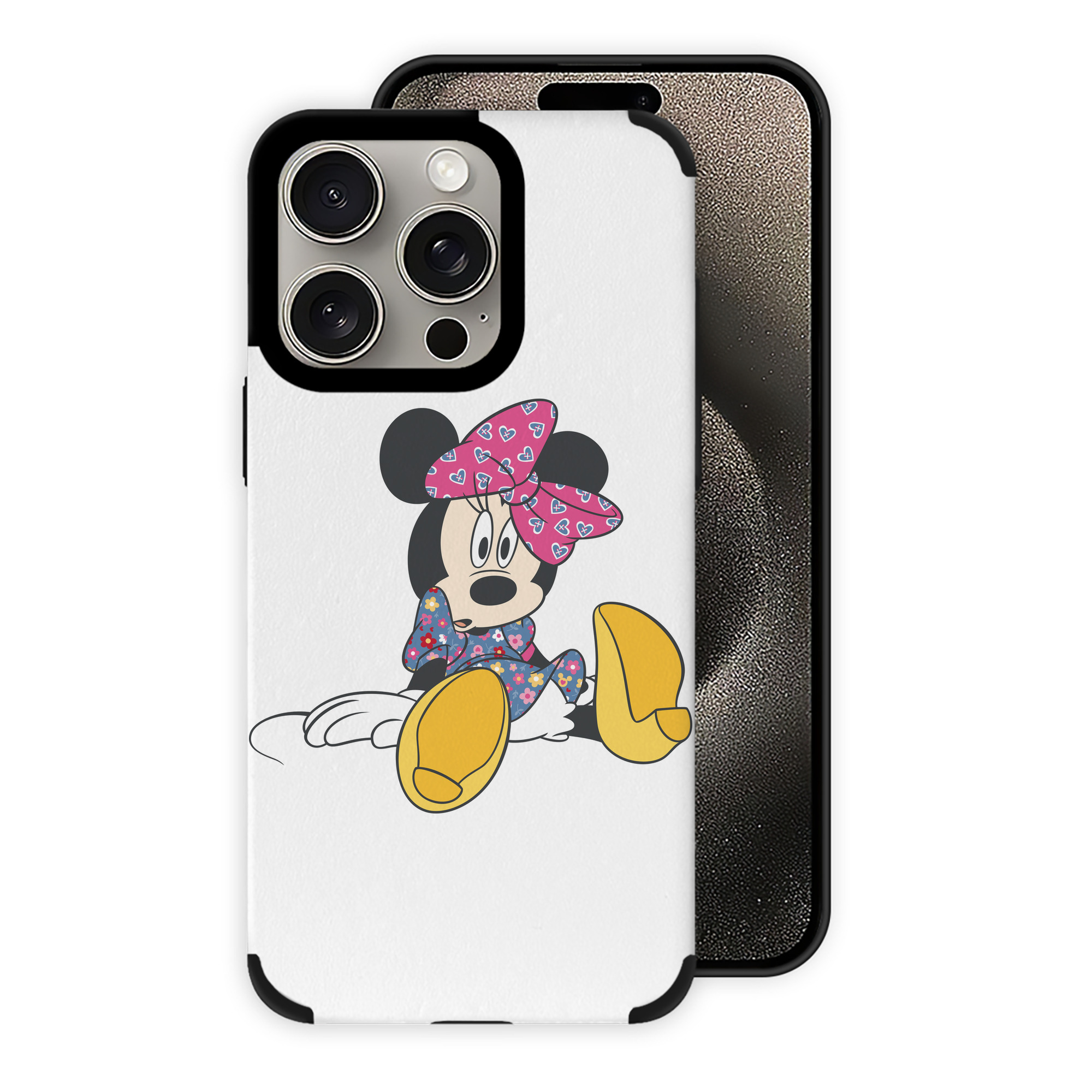 （画像用） ミッキーマウス Mickey Mouse 【iPhone15ProMax対応】 PUレザー スマホケース 耐衝撃＆黄変防止