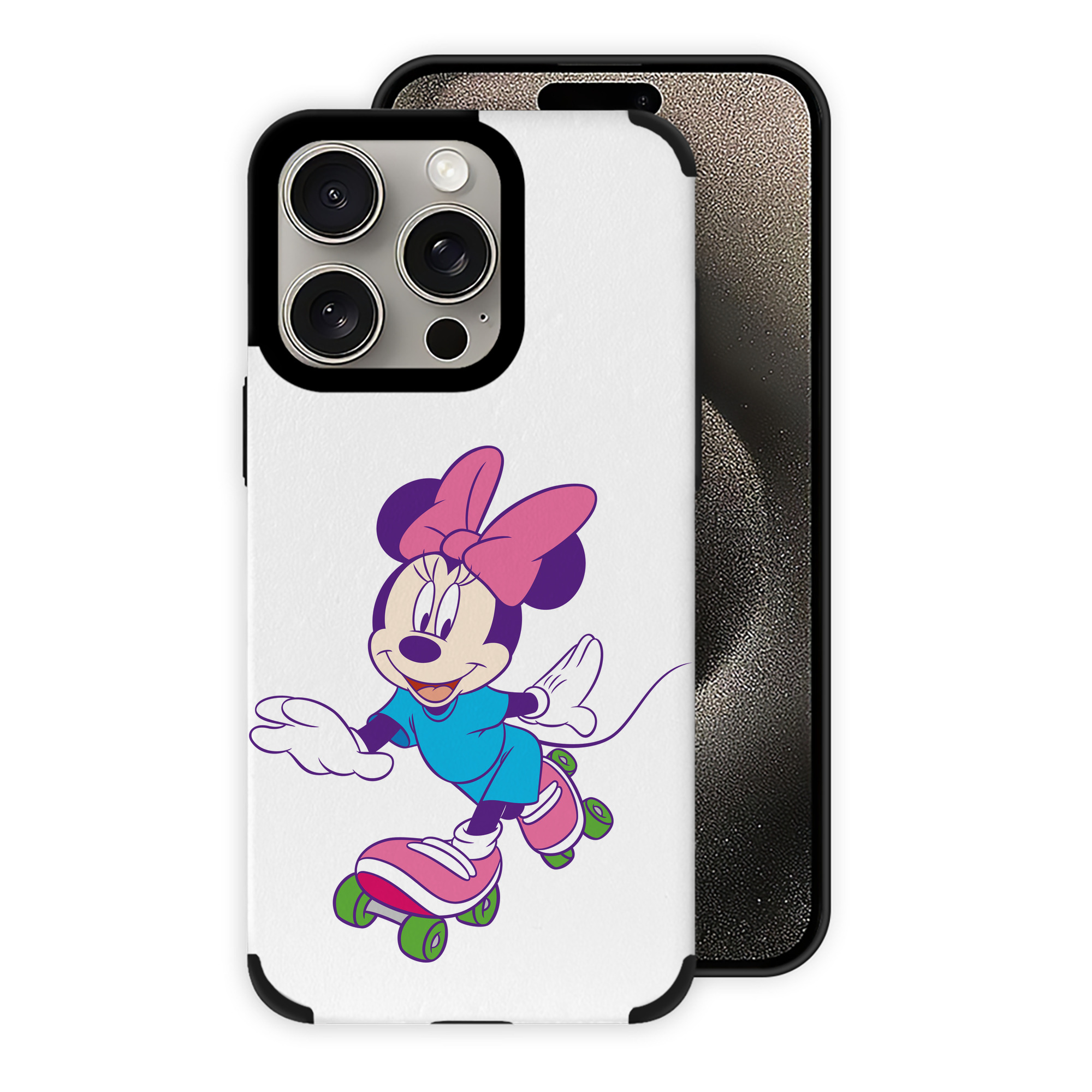 （画像用） ミッキーマウス Mickey Mouse 【iPhone15ProMax対応】 PUレザー スマホケース 耐衝撃＆黄変防止