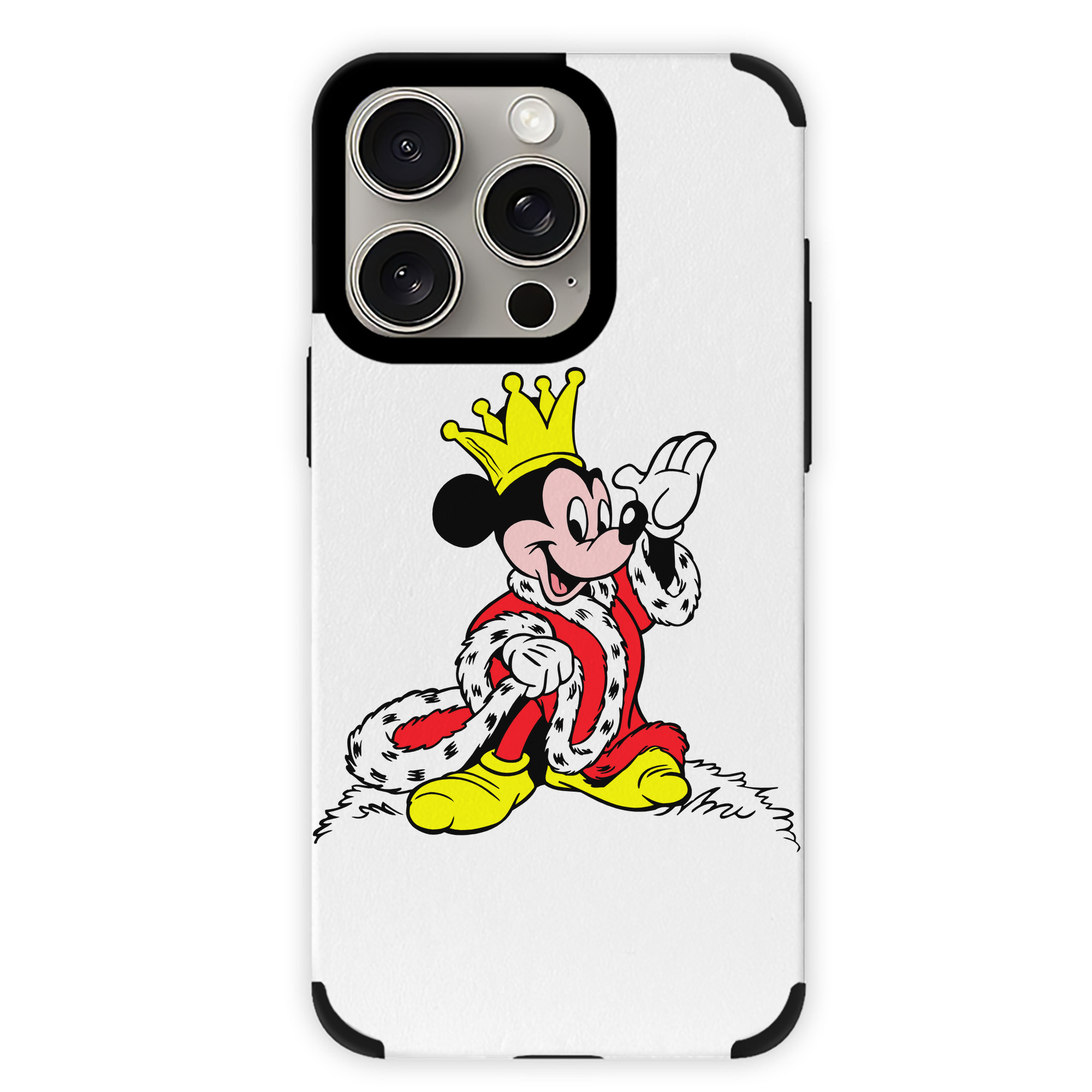 （画像用） ミッキーマウス Mickey Mouse 【iPhone15ProMax対応】 PUレザー スマホケース 耐衝撃＆黄変防止