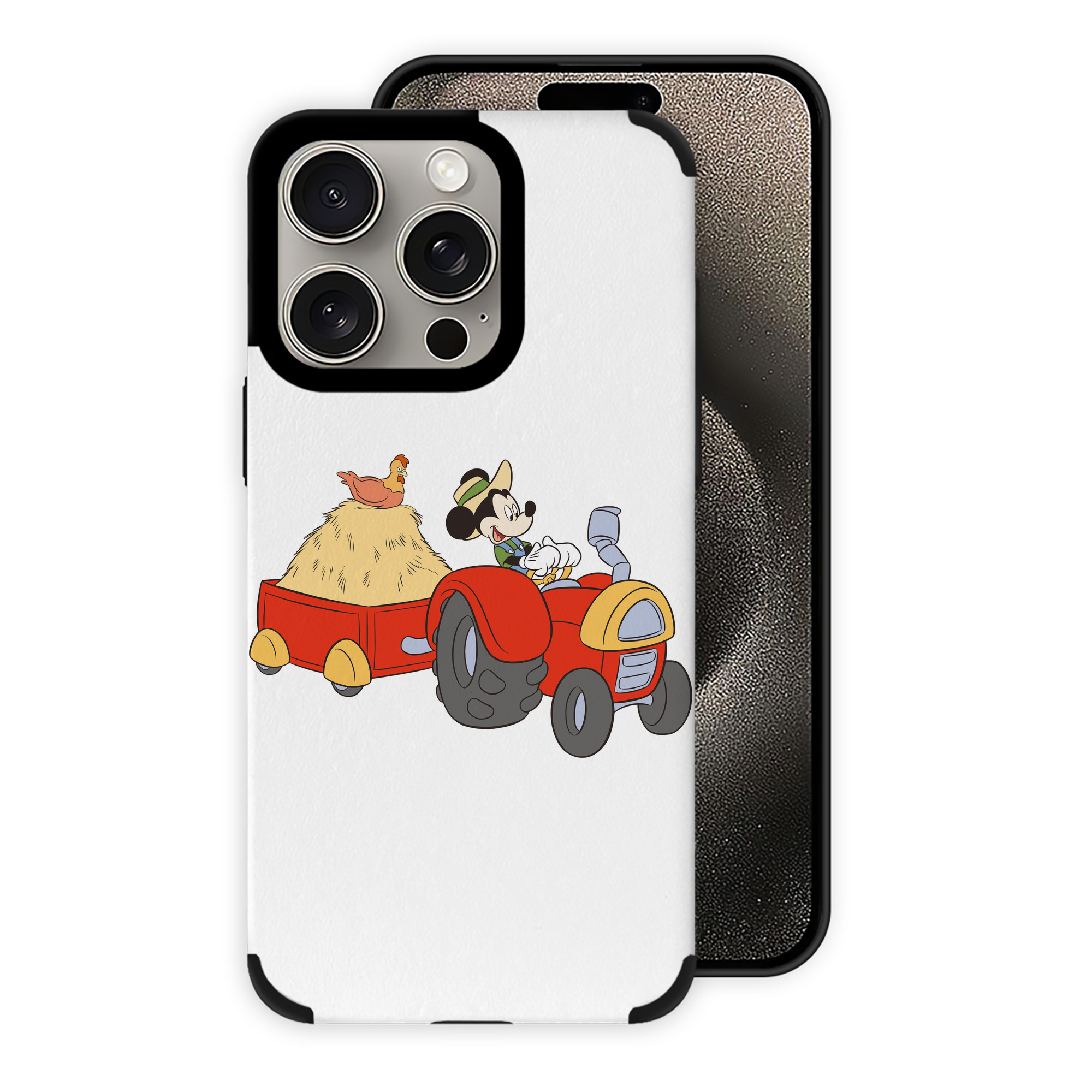 （画像用） ミッキーマウス Mickey Mouse 【iPhone15ProMax対応】 PUレザー スマホケース 耐衝撃＆黄変防止