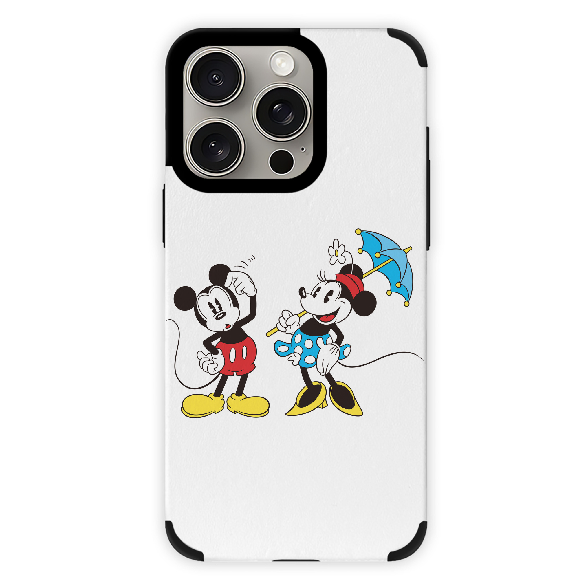 （画像用） ミッキーマウス Mickey Mouse 【iPhone15ProMax対応】 PUレザー スマホケース 耐衝撃＆黄変防止