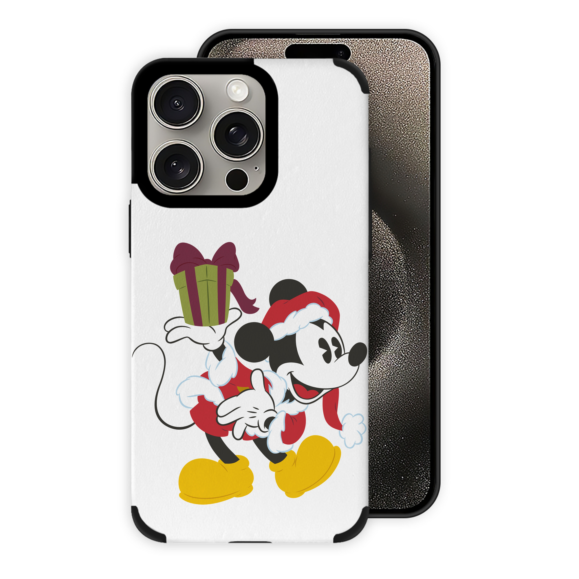 （画像用） ミッキーマウス Mickey Mouse 【iPhone15ProMax対応】 PUレザー スマホケース 耐衝撃＆黄変防止