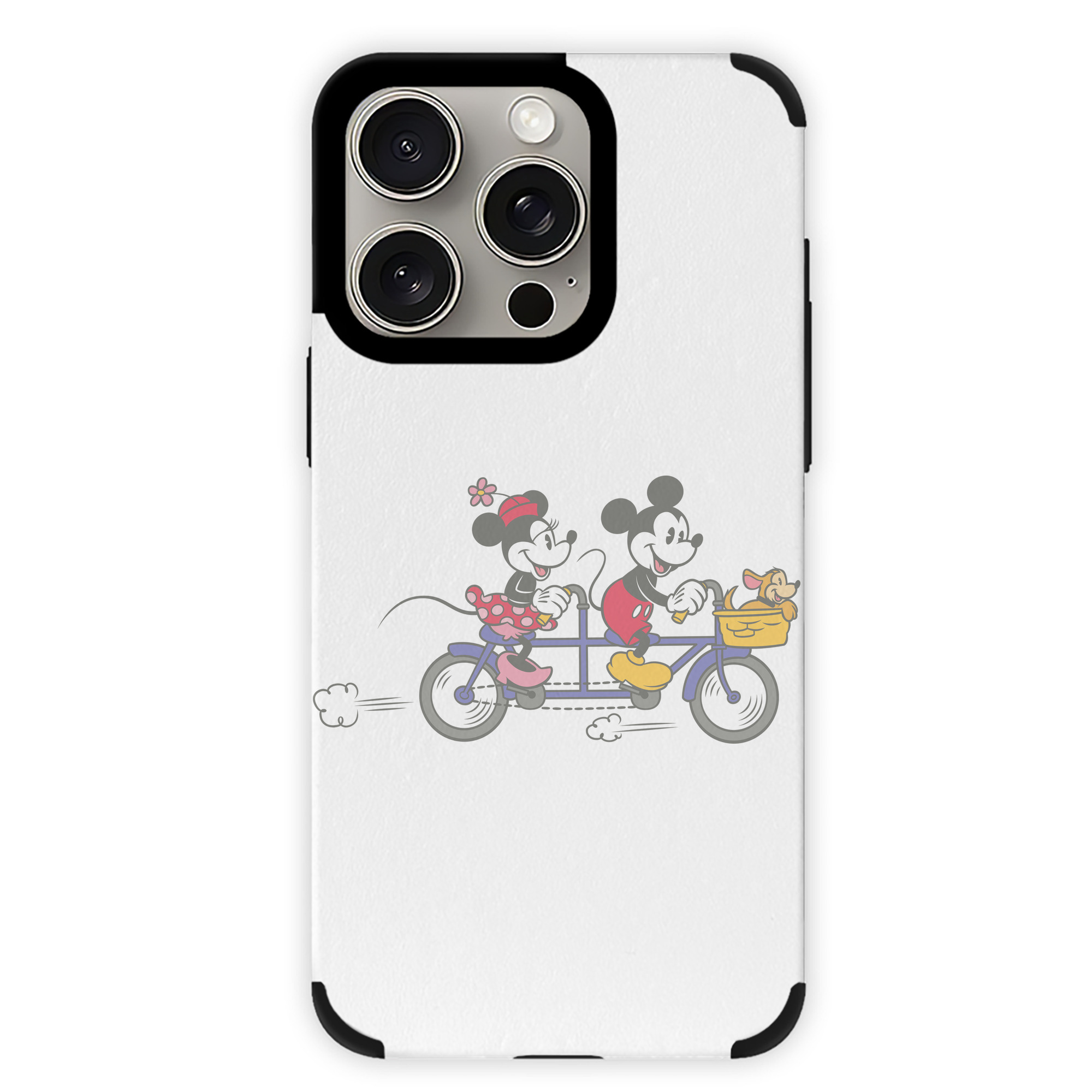 （画像用） ミッキーマウス Mickey Mouse 【iPhone15ProMax対応】 PUレザー スマホケース 耐衝撃＆黄変防止