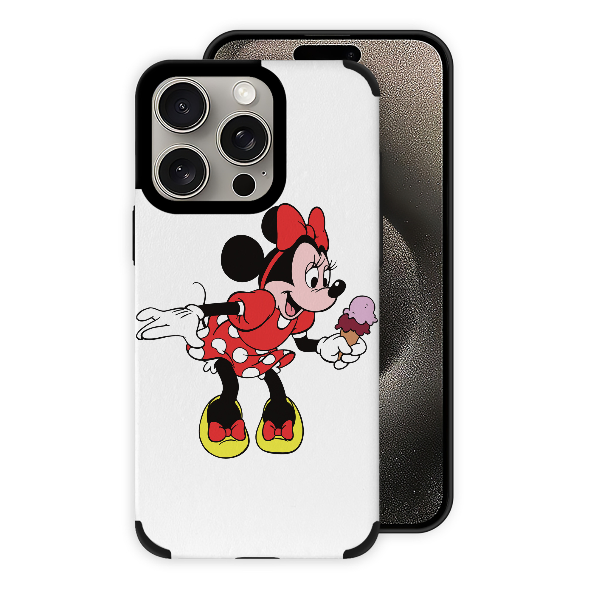 （画像用） ミッキーマウス Mickey Mouse 【iPhone15ProMax対応】 PUレザー スマホケース 耐衝撃＆黄変防止