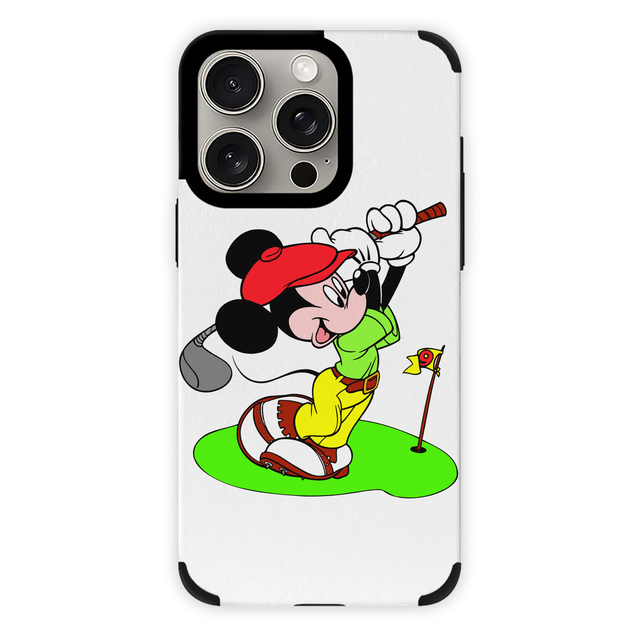 （画像用） ミッキーマウス Mickey Mouse 【iPhone15ProMax対応】 PUレザー スマホケース 耐衝撃＆黄変防止