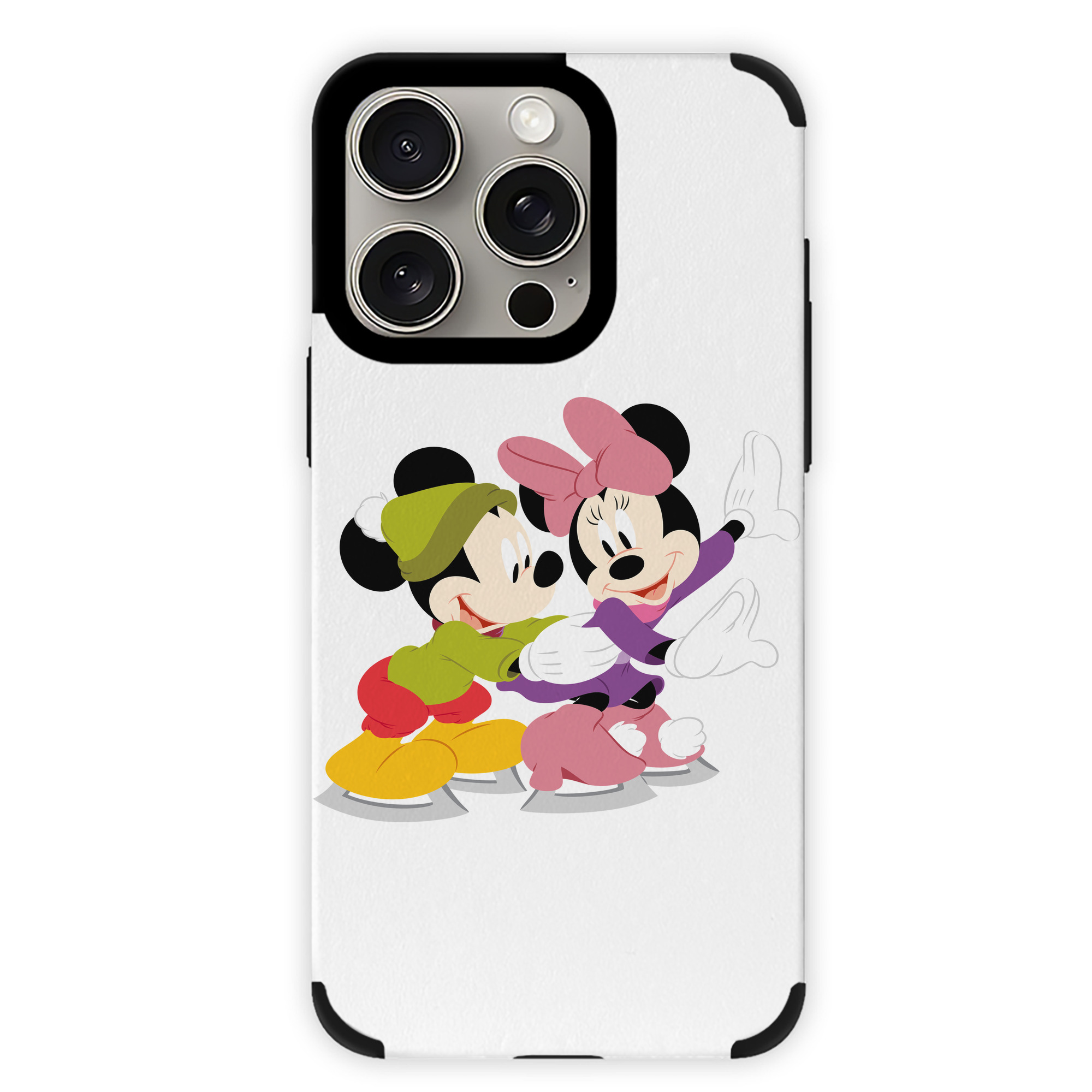 （画像用） ミッキーマウス Mickey Mouse 【iPhone15ProMax対応】 PUレザー スマホケース 耐衝撃＆黄変防止