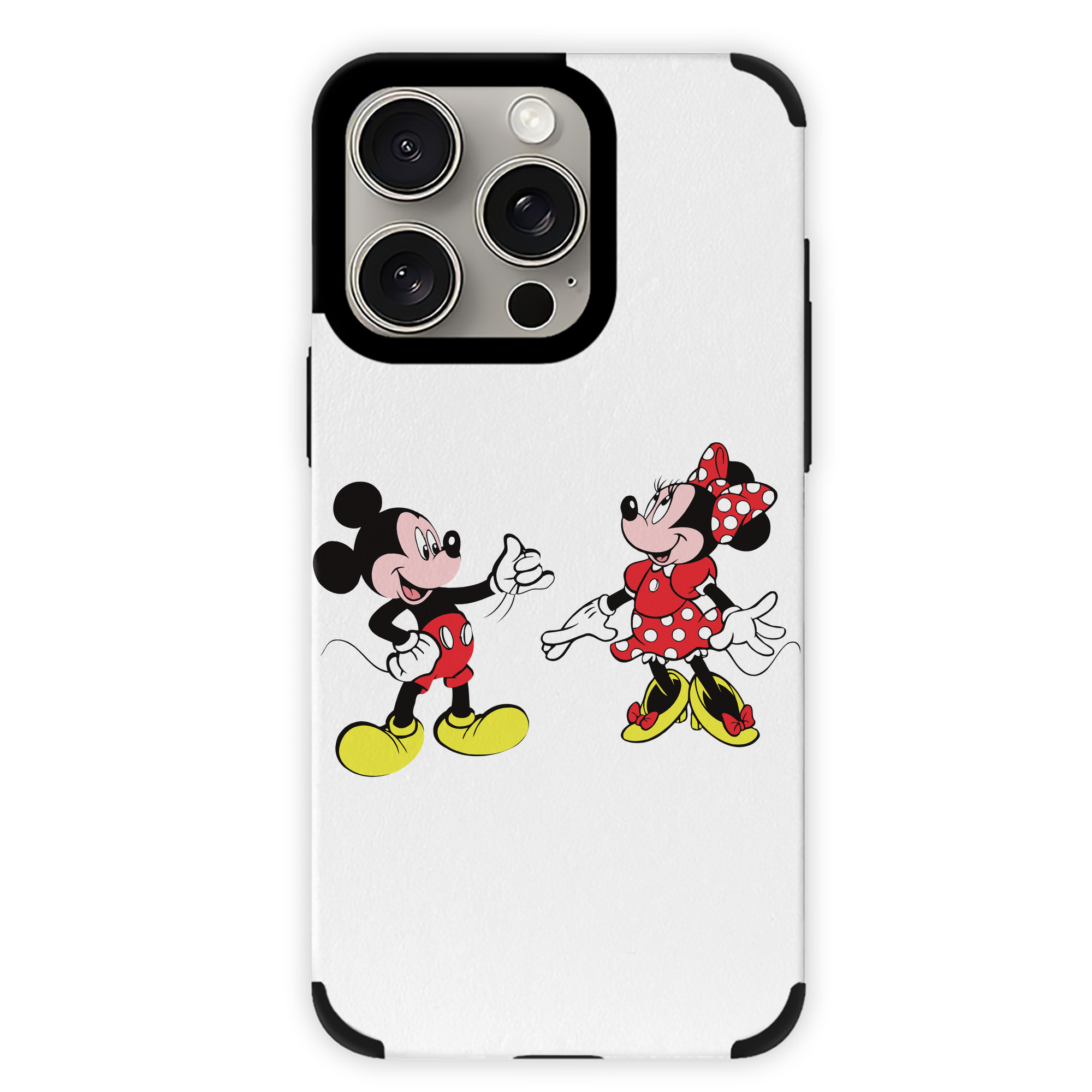 （画像用） ミッキーマウス Mickey Mouse 【iPhone15ProMax対応】 PUレザー スマホケース 耐衝撃＆黄変防止