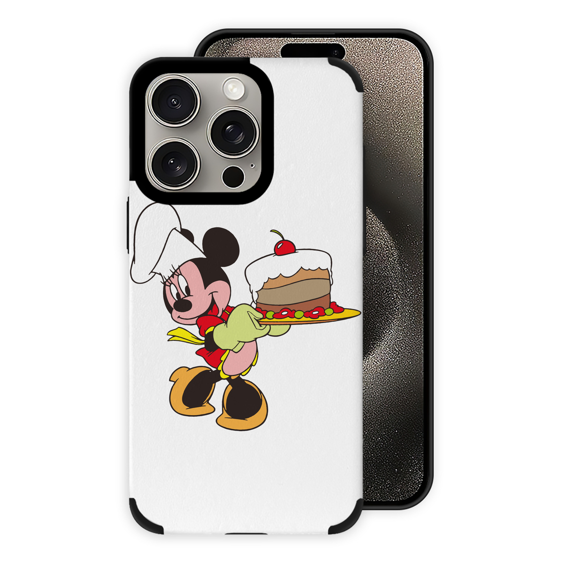 （画像用） ミッキーマウス Mickey Mouse 【iPhone15ProMax対応】 PUレザー スマホケース 耐衝撃＆黄変防止