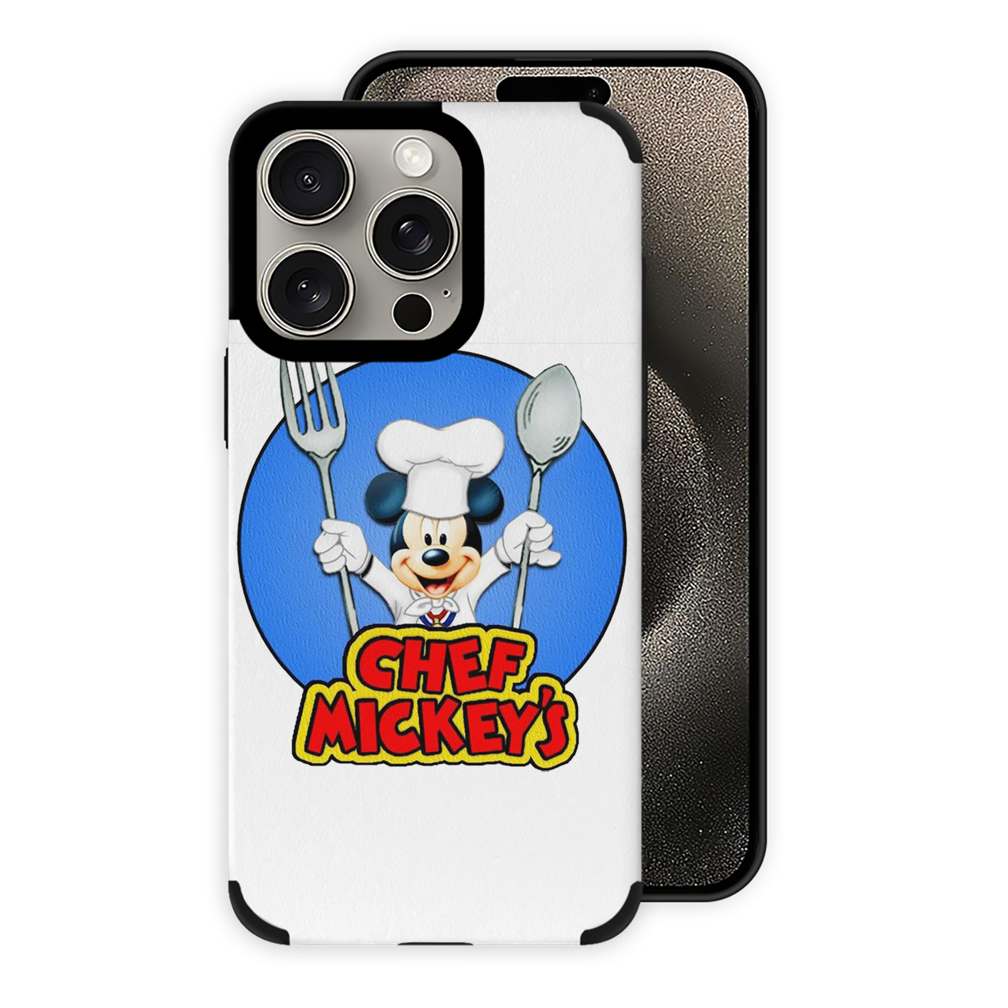 （画像用） ミッキーマウス Mickey Mouse 【iPhone15ProMax対応】 PUレザー スマホケース 耐衝撃＆黄変防止
