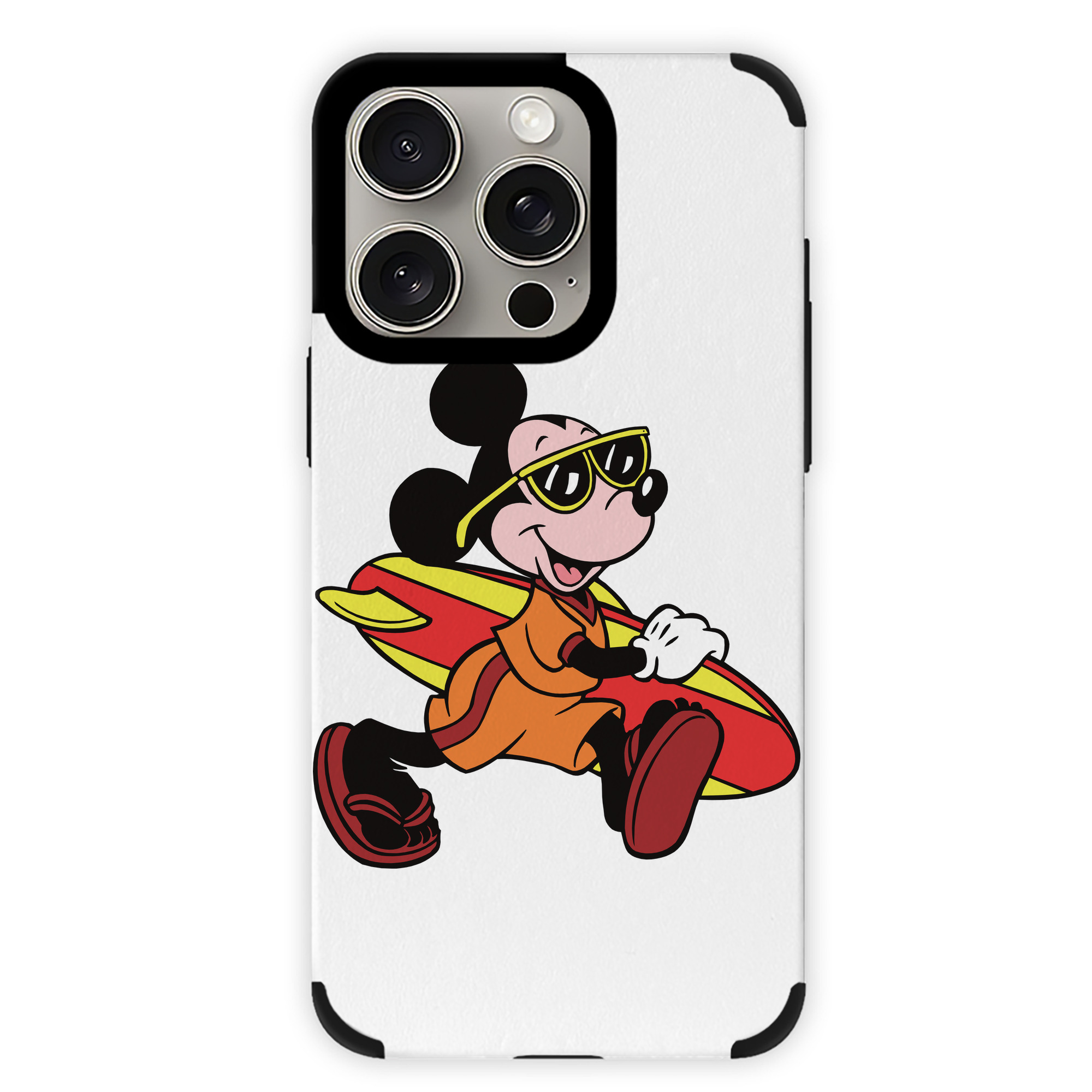 （画像用） ミッキーマウス Mickey Mouse 【iPhone15ProMax対応】 PUレザー スマホケース 耐衝撃＆黄変防止