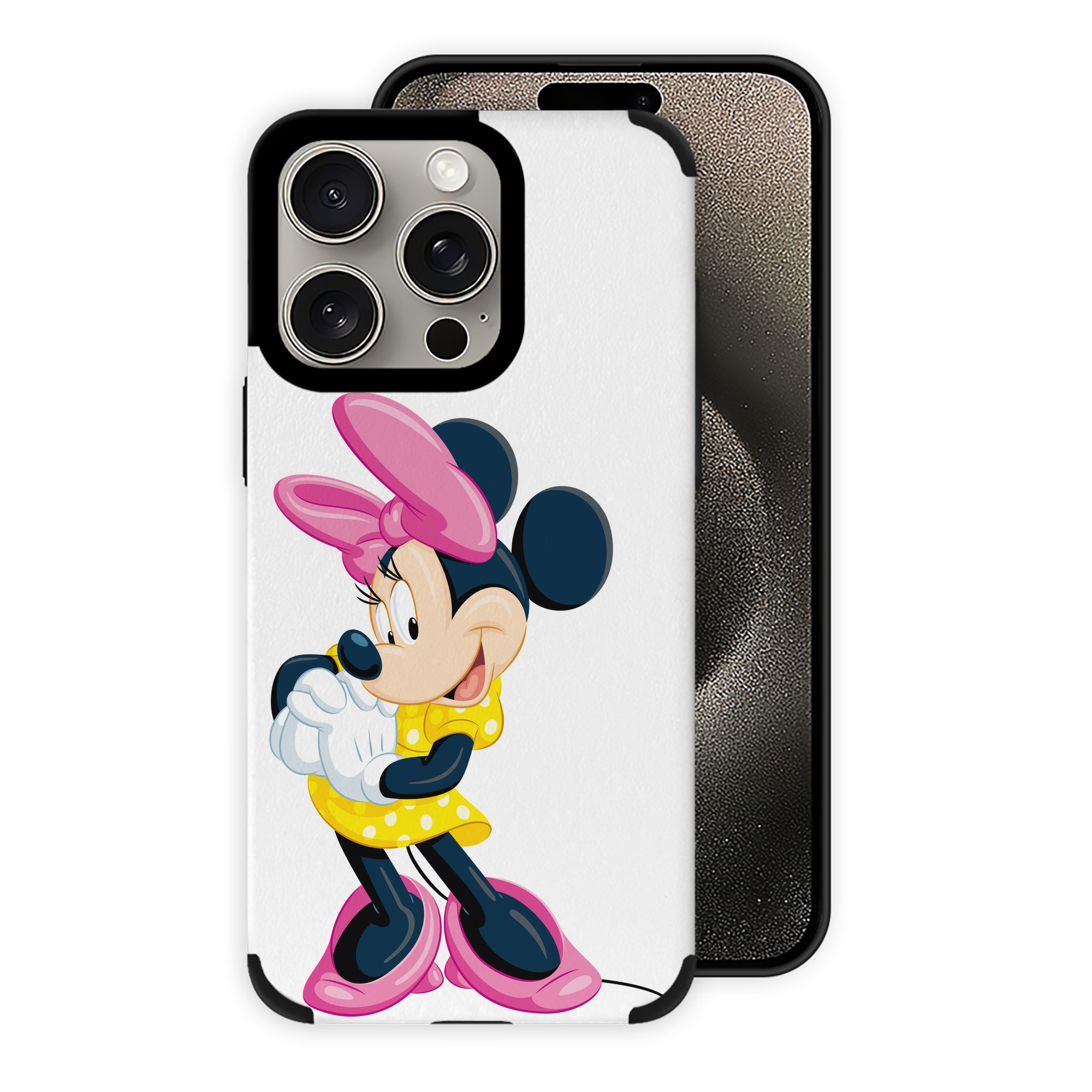 （画像用） ミッキーマウス Mickey Mouse 【iPhone15ProMax対応】 PUレザー スマホケース 耐衝撃＆黄変防止