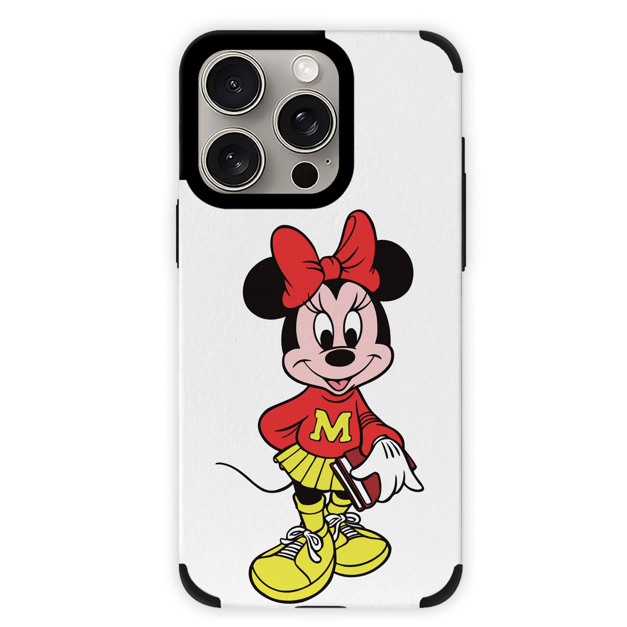 （画像用） ミッキーマウス Mickey Mouse 【iPhone15ProMax対応】 PUレザー スマホケース 耐衝撃＆黄変防止