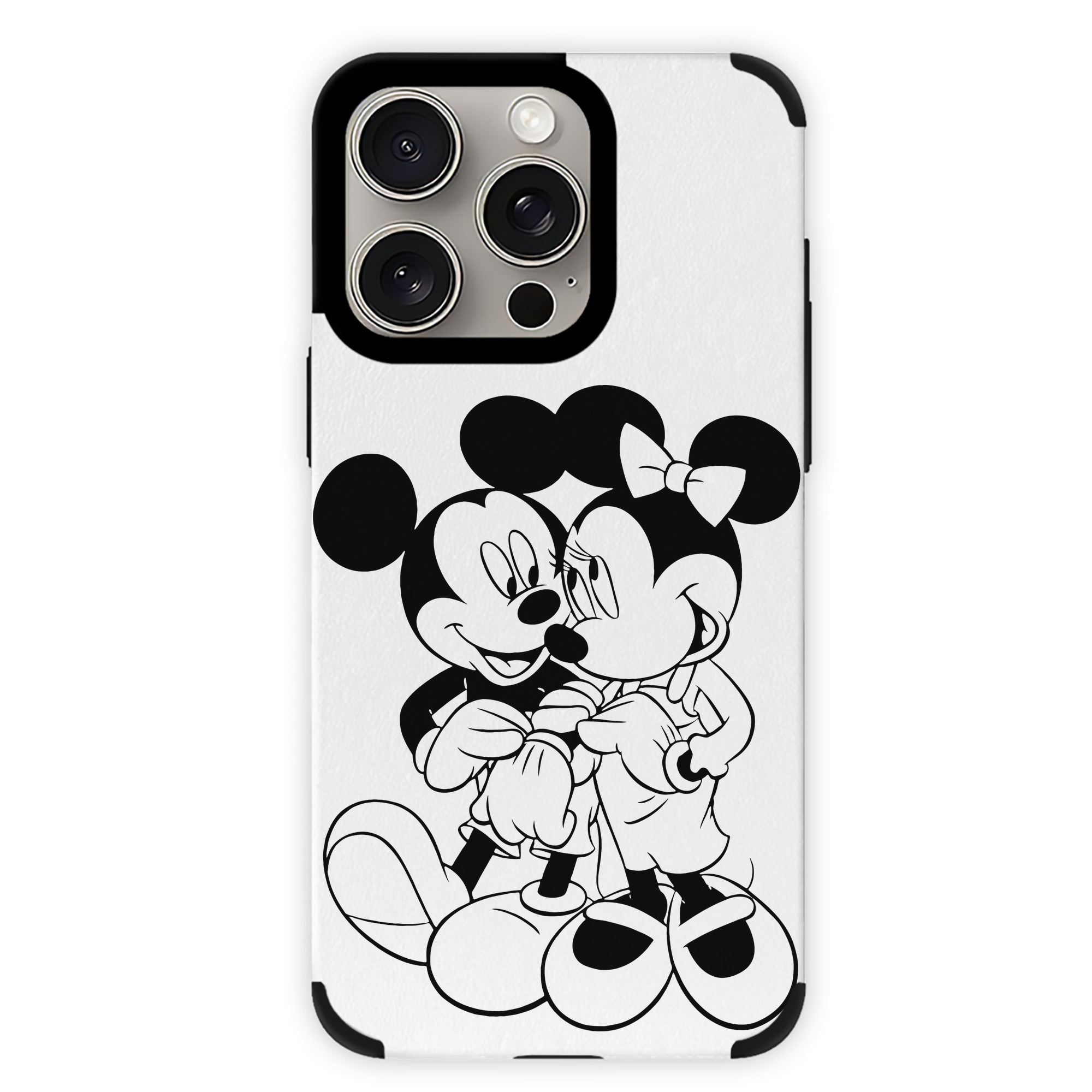 （画像用） ミッキーマウス Mickey Mouse 【iPhone15ProMax対応】 PUレザー スマホケース 耐衝撃＆黄変防止