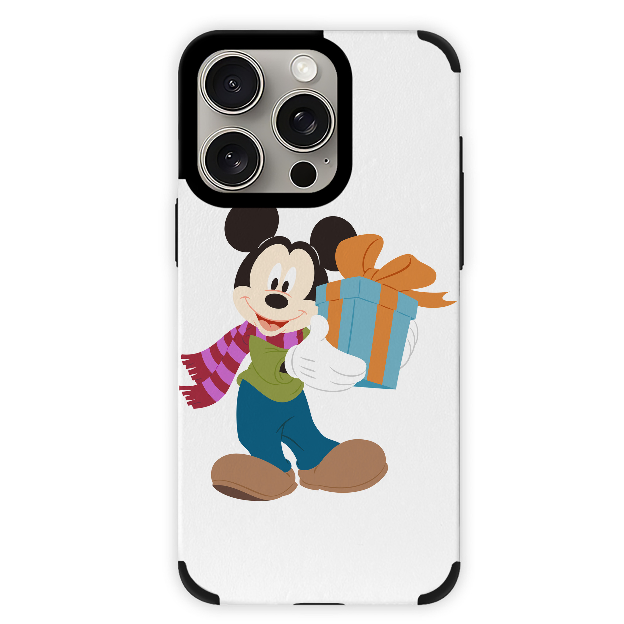 （画像用） ミッキーマウス Mickey Mouse 【iPhone15ProMax対応】 PUレザー スマホケース 耐衝撃＆黄変防止
