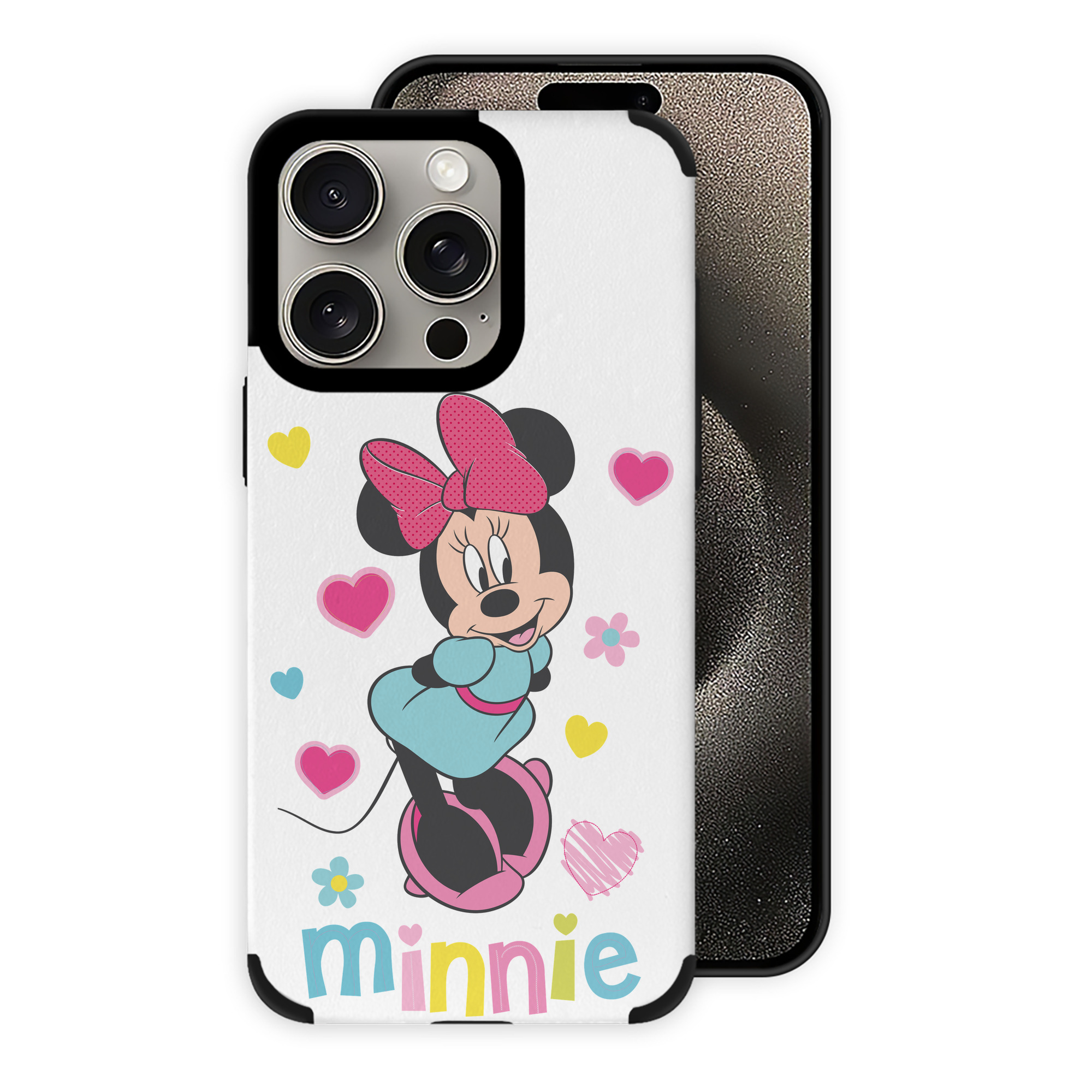 （画像用） ミッキーマウス Mickey Mouse 【iPhone15ProMax対応】 PUレザー スマホケース 耐衝撃＆黄変防止