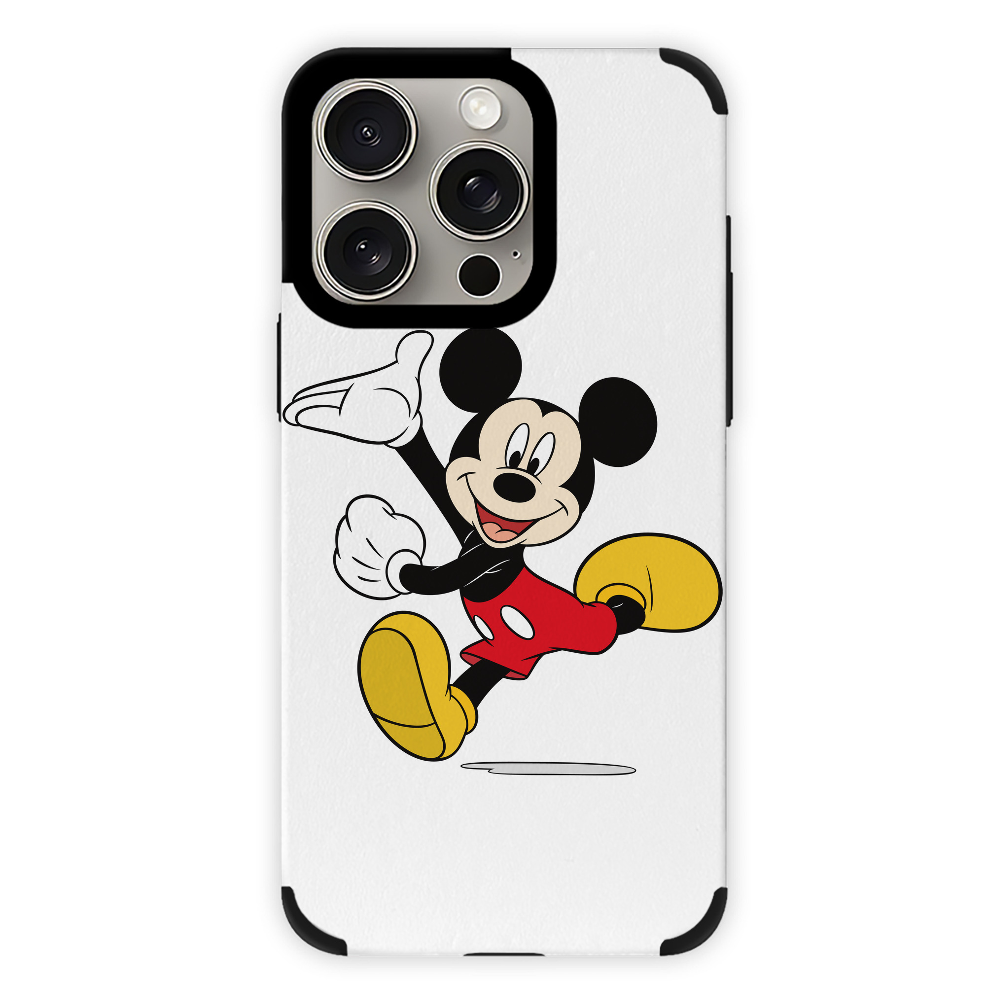 （画像用） ミッキーマウス Mickey Mouse 【iPhone15ProMax対応】 PUレザー スマホケース 耐衝撃＆黄変防止