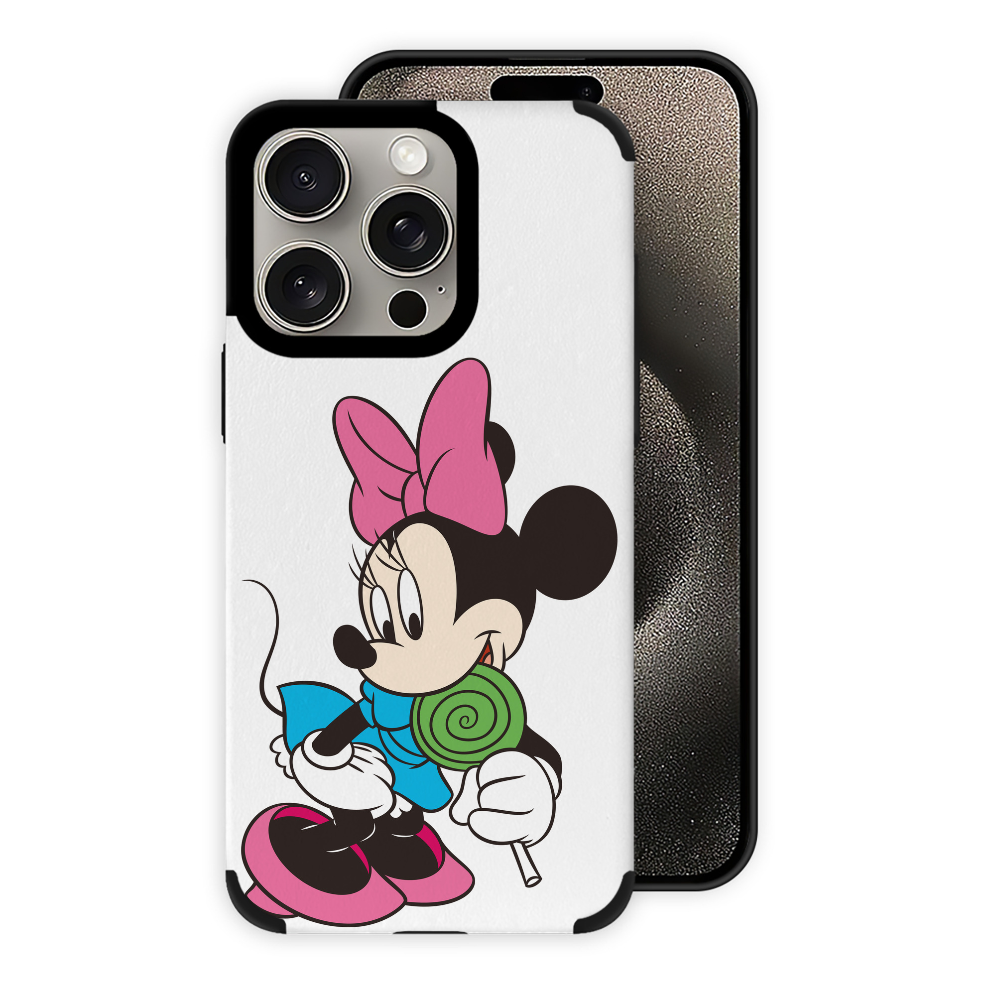 （画像用） ミッキーマウス Mickey Mouse 【iPhone15ProMax対応】 PUレザー スマホケース 耐衝撃＆黄変防止