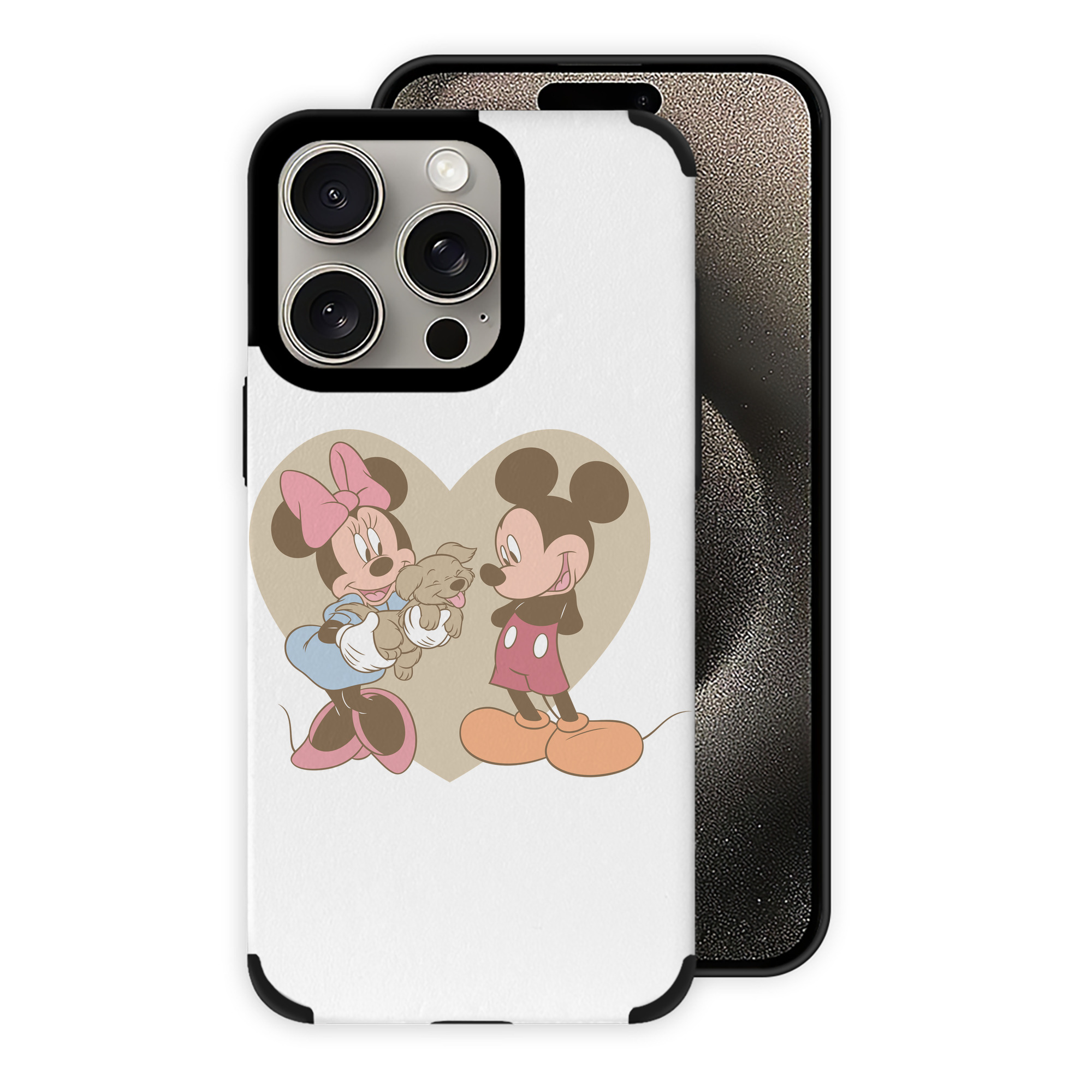（画像用） ミッキーマウス Mickey Mouse 【iPhone15ProMax対応】 PUレザー スマホケース 耐衝撃＆黄変防止