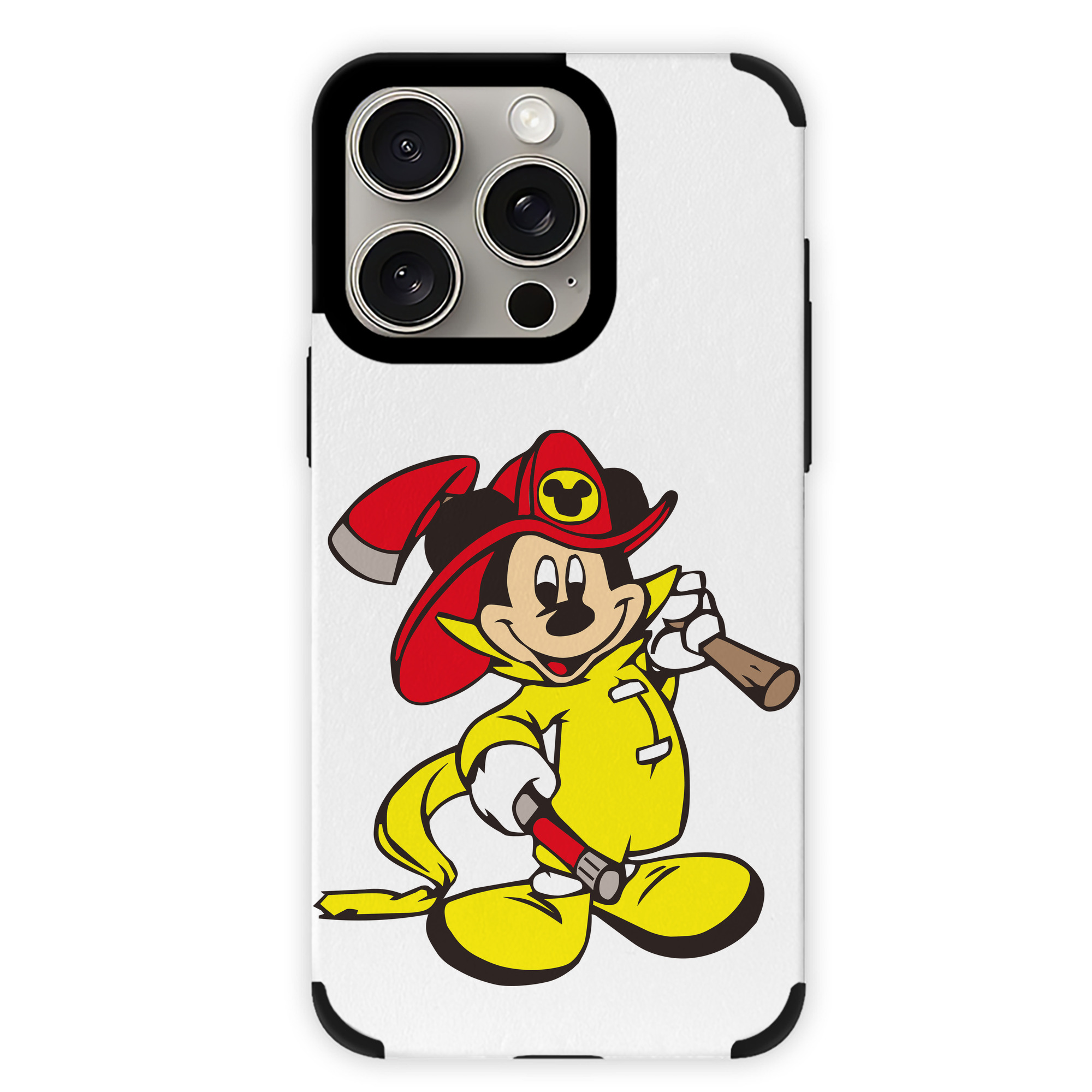 （画像用） ミッキーマウス Mickey Mouse 【iPhone15ProMax対応】 PUレザー スマホケース 耐衝撃＆黄変防止