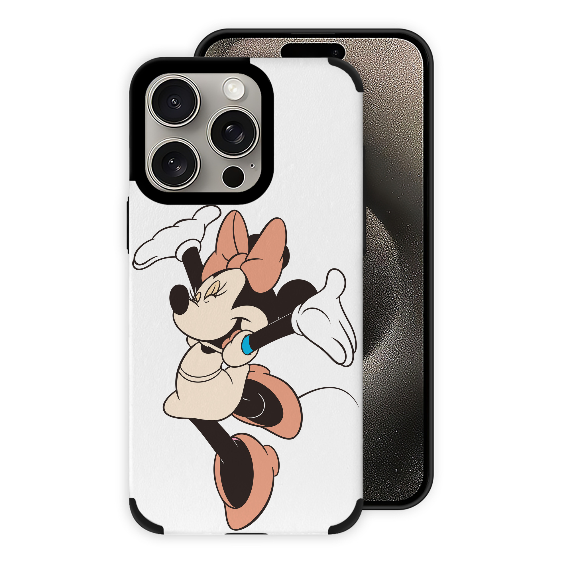 （画像用） ミッキーマウス Mickey Mouse 【iPhone15ProMax対応】 PUレザー スマホケース 耐衝撃＆黄変防止