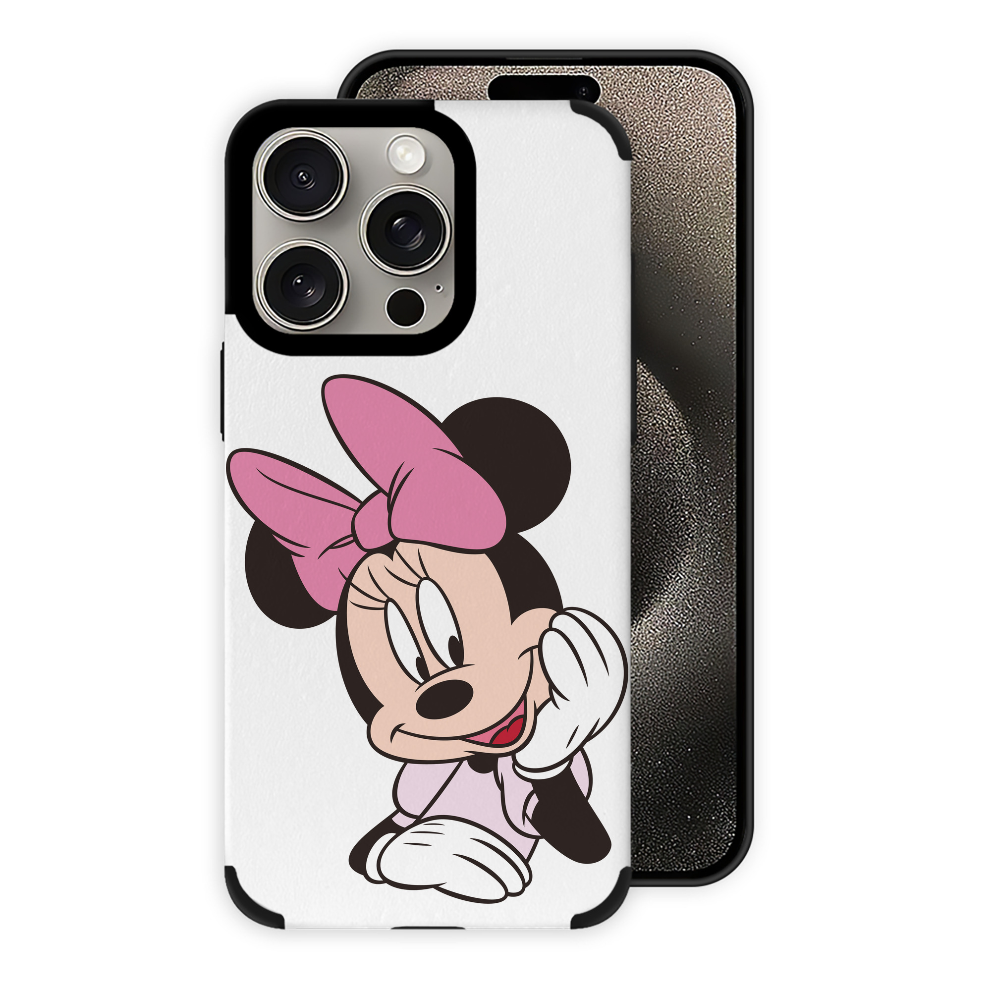 （画像用） ミッキーマウス Mickey Mouse 【iPhone15ProMax対応】 PUレザー スマホケース 耐衝撃＆黄変防止