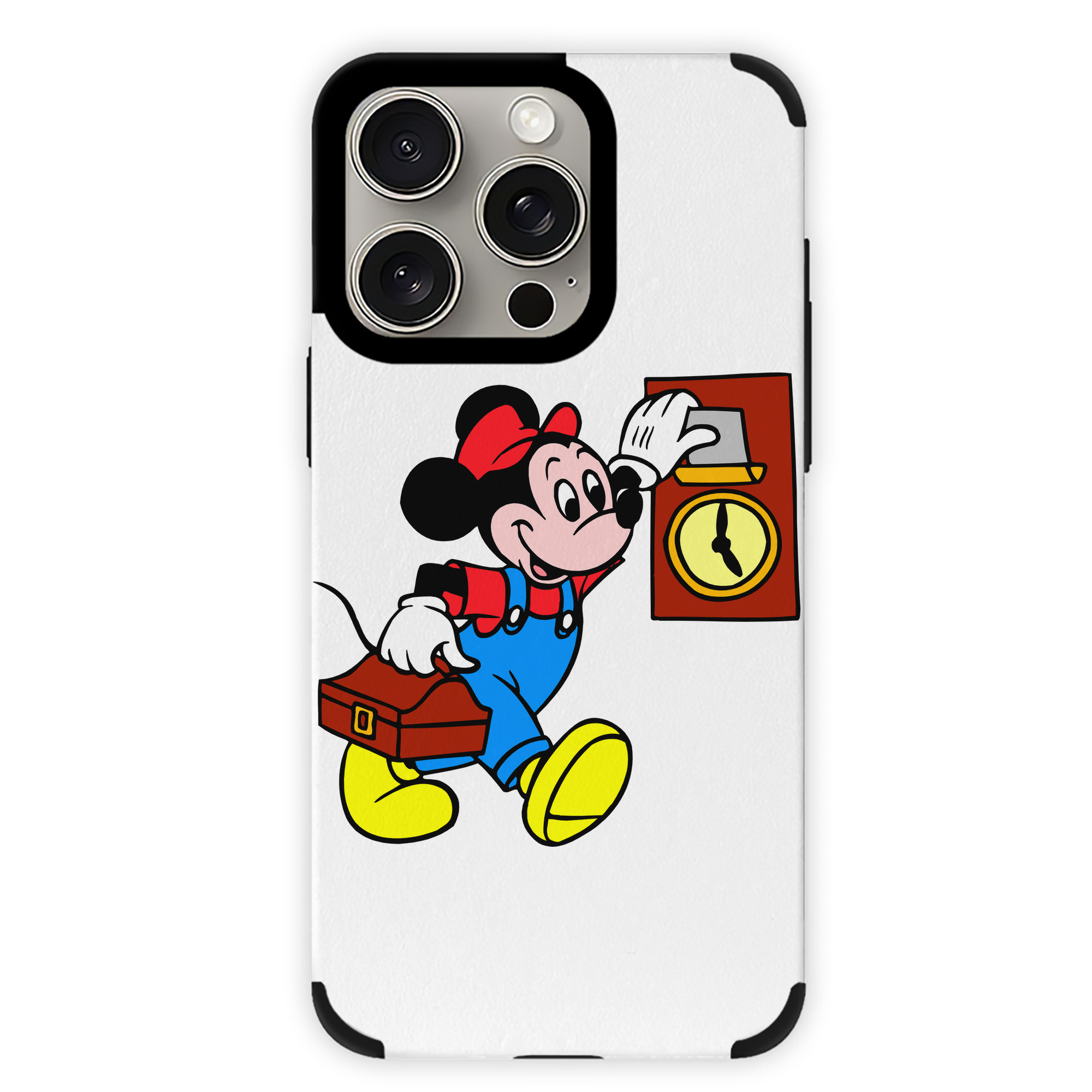 （画像用） ミッキーマウス Mickey Mouse 【iPhone15ProMax対応】 PUレザー スマホケース 耐衝撃＆黄変防止