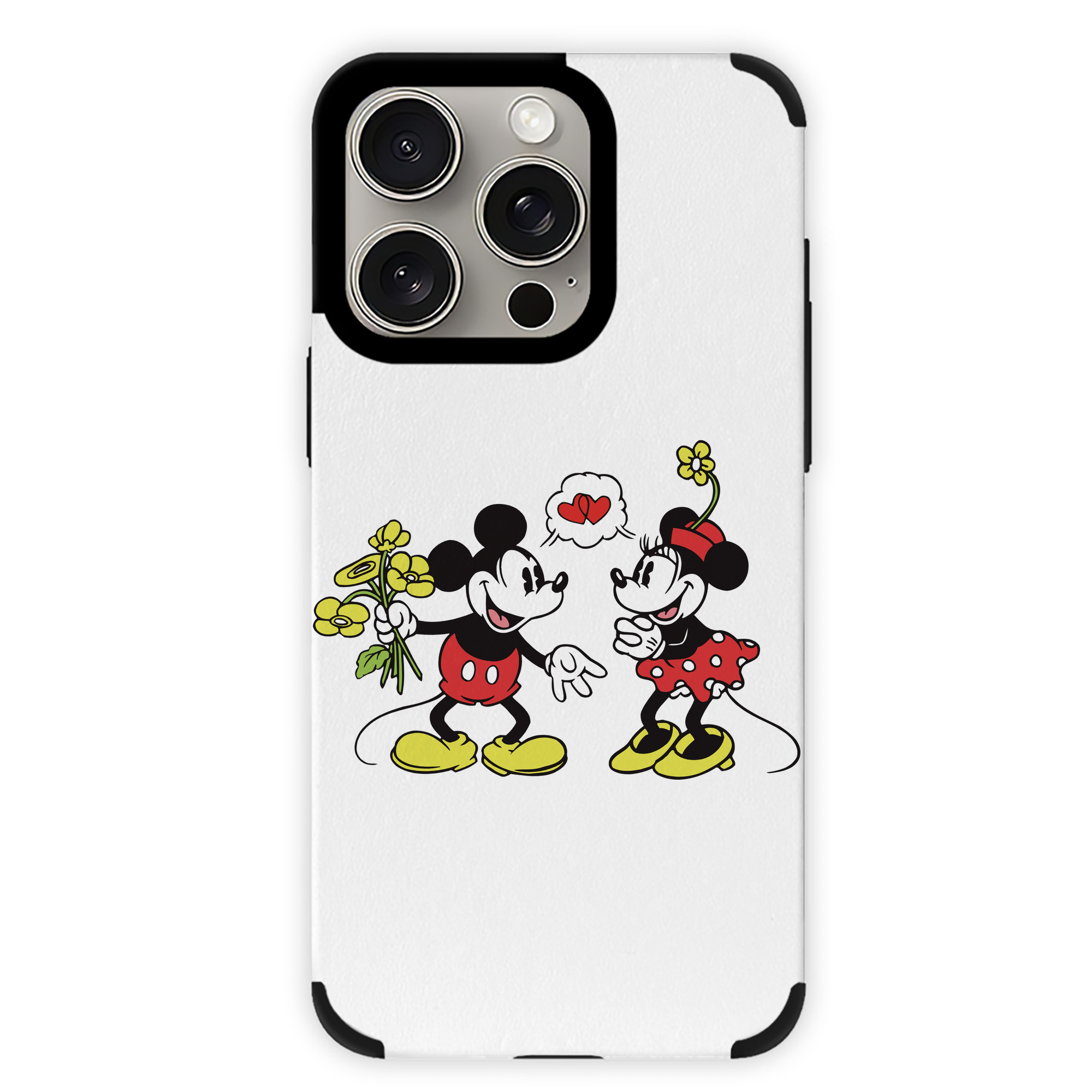 （画像用） ミッキーマウス Mickey Mouse 【iPhone15ProMax対応】 PUレザー スマホケース 耐衝撃＆黄変防止