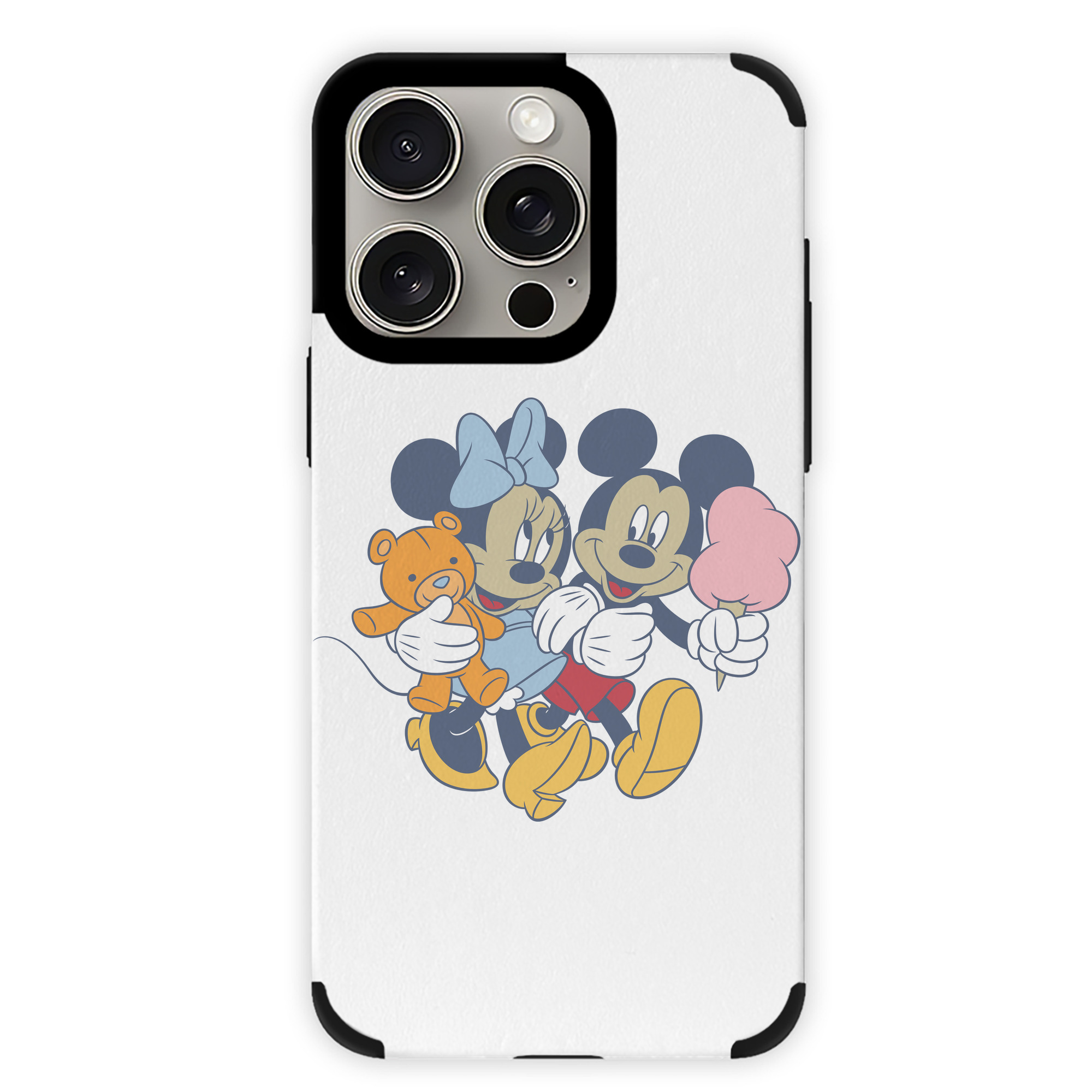 （画像用） ミッキーマウス Mickey Mouse 【iPhone15ProMax対応】 PUレザー スマホケース 耐衝撃＆黄変防止