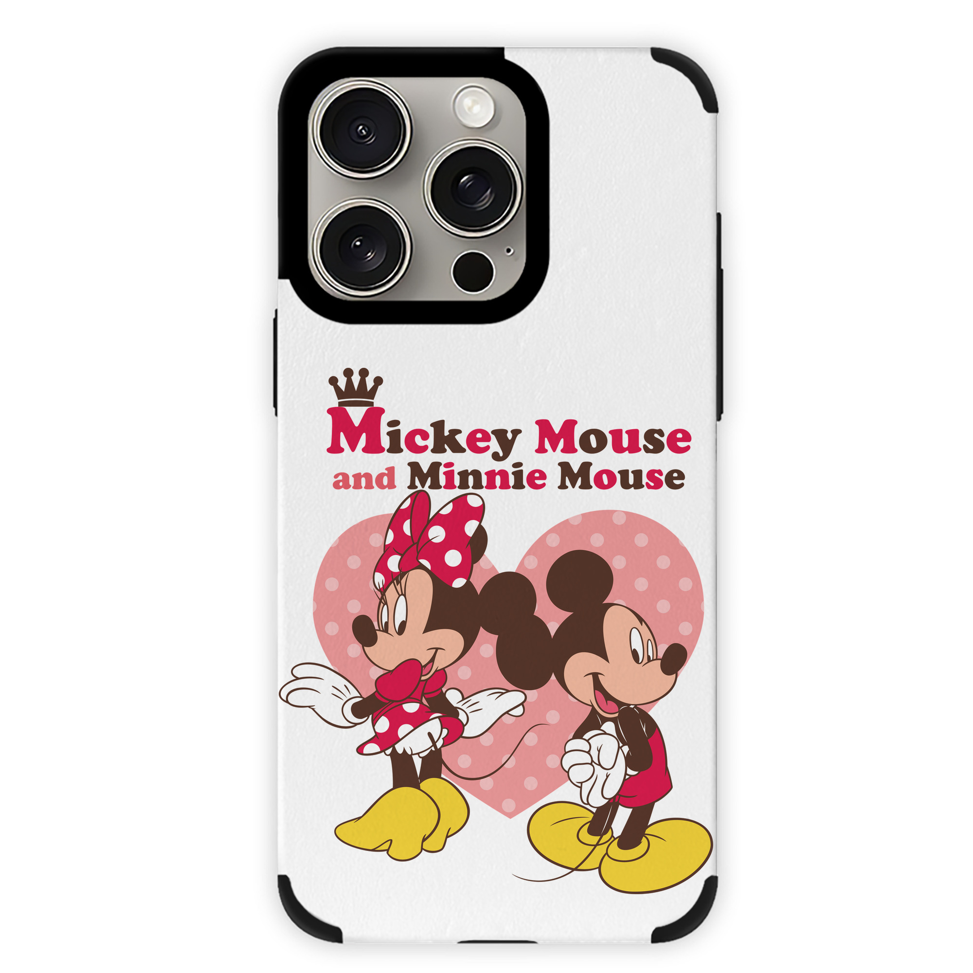 （画像用） ミッキーマウス Mickey Mouse 【iPhone15ProMax対応】 PUレザー スマホケース 耐衝撃＆黄変防止