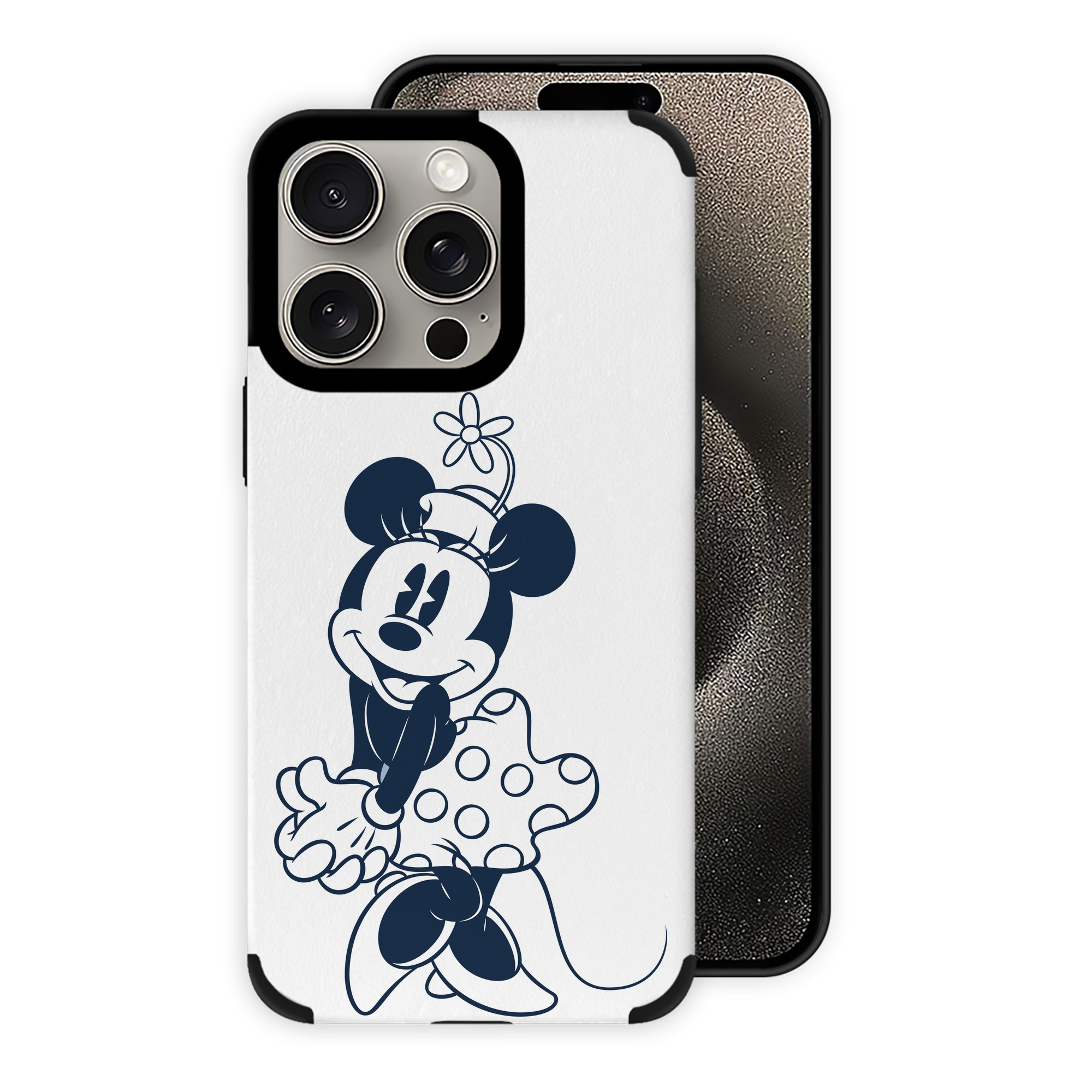 （画像用） ミッキーマウス Mickey Mouse 【iPhone15ProMax対応】 PUレザー スマホケース 耐衝撃＆黄変防止