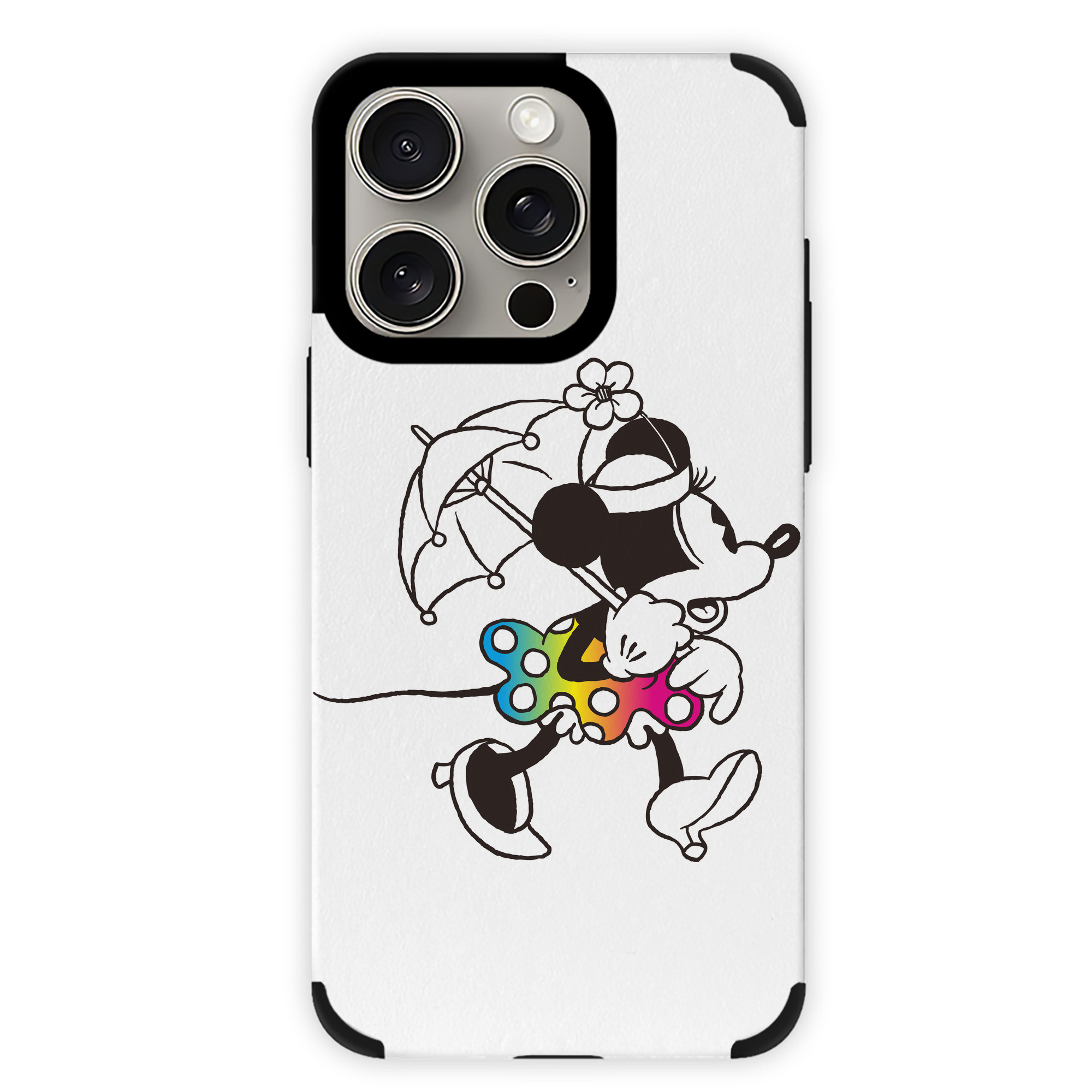 （画像用） ミッキーマウス Mickey Mouse 【iPhone15ProMax対応】 PUレザー スマホケース 耐衝撃＆黄変防止