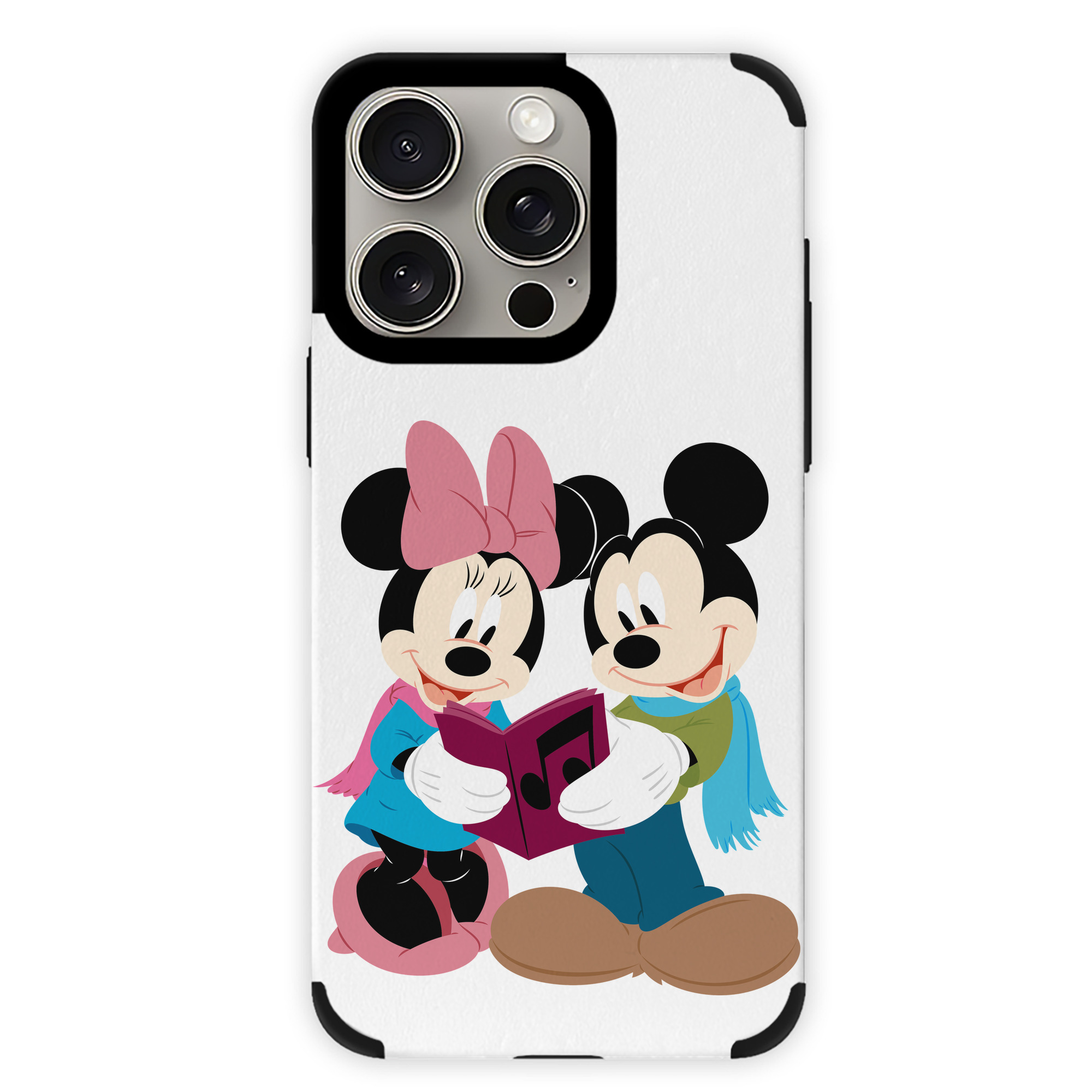 （画像用） ミッキーマウス Mickey Mouse 【iPhone15ProMax対応】 PUレザー スマホケース 耐衝撃＆黄変防止