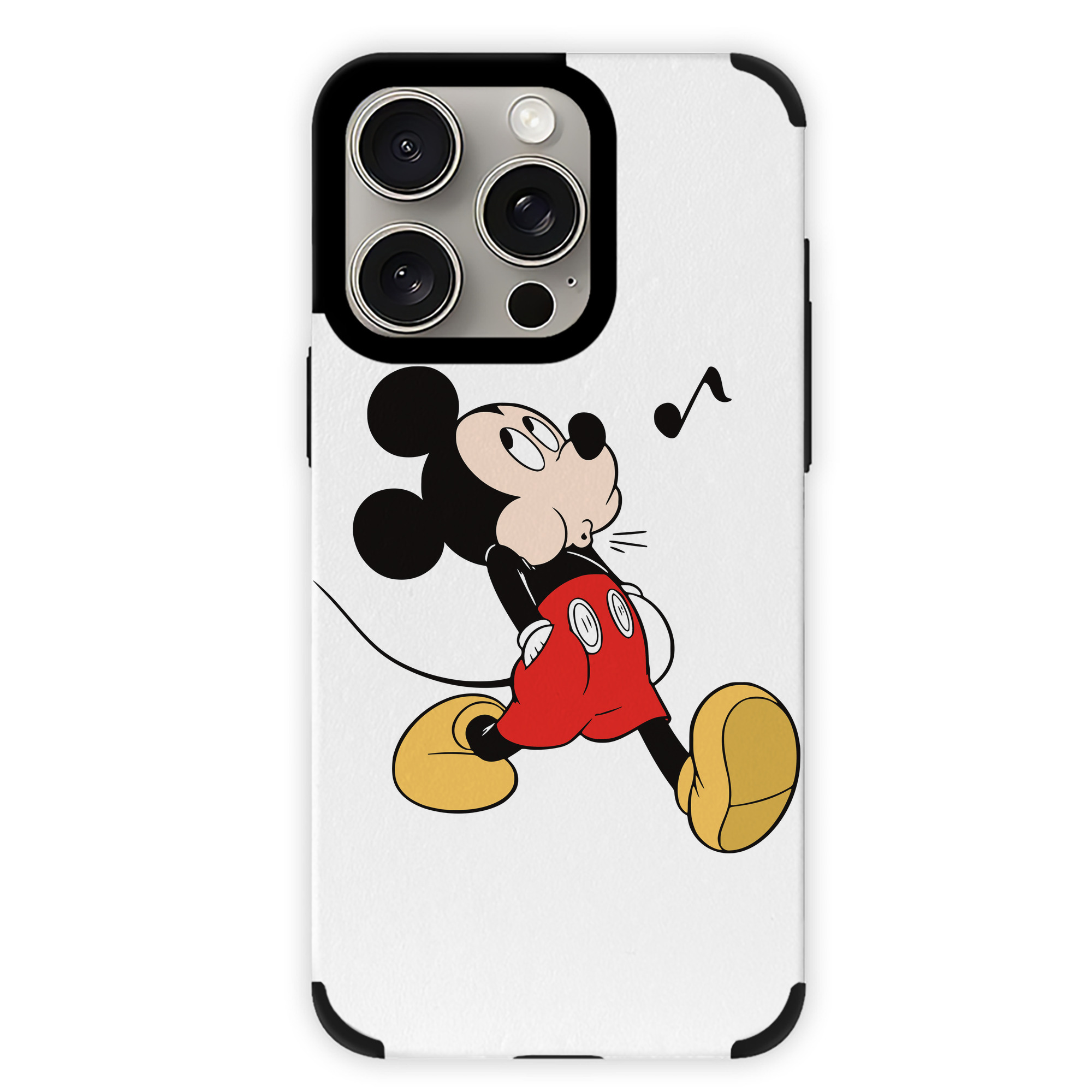 （画像用） ミッキーマウス Mickey Mouse 【iPhone15ProMax対応】 PUレザー スマホケース 耐衝撃＆黄変防止