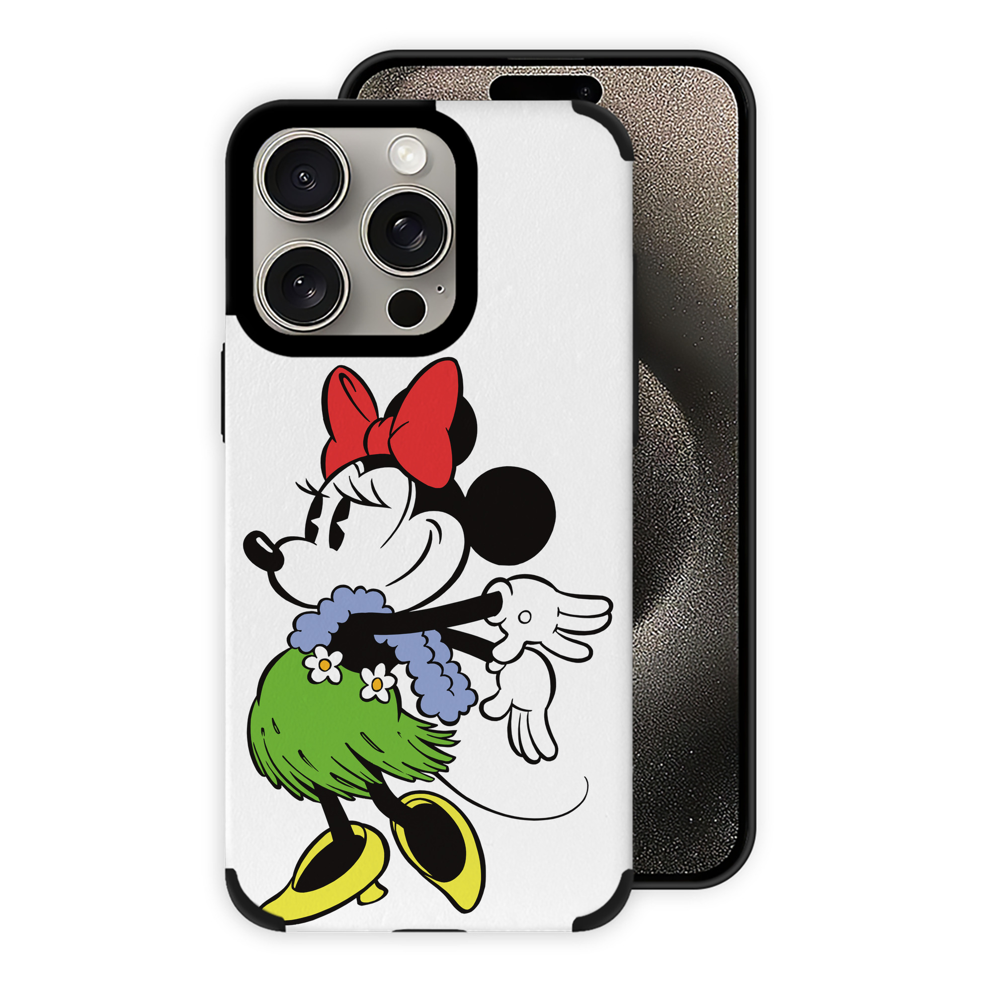 （画像用） ミッキーマウス Mickey Mouse 【iPhone15ProMax対応】 PUレザー スマホケース 耐衝撃＆黄変防止