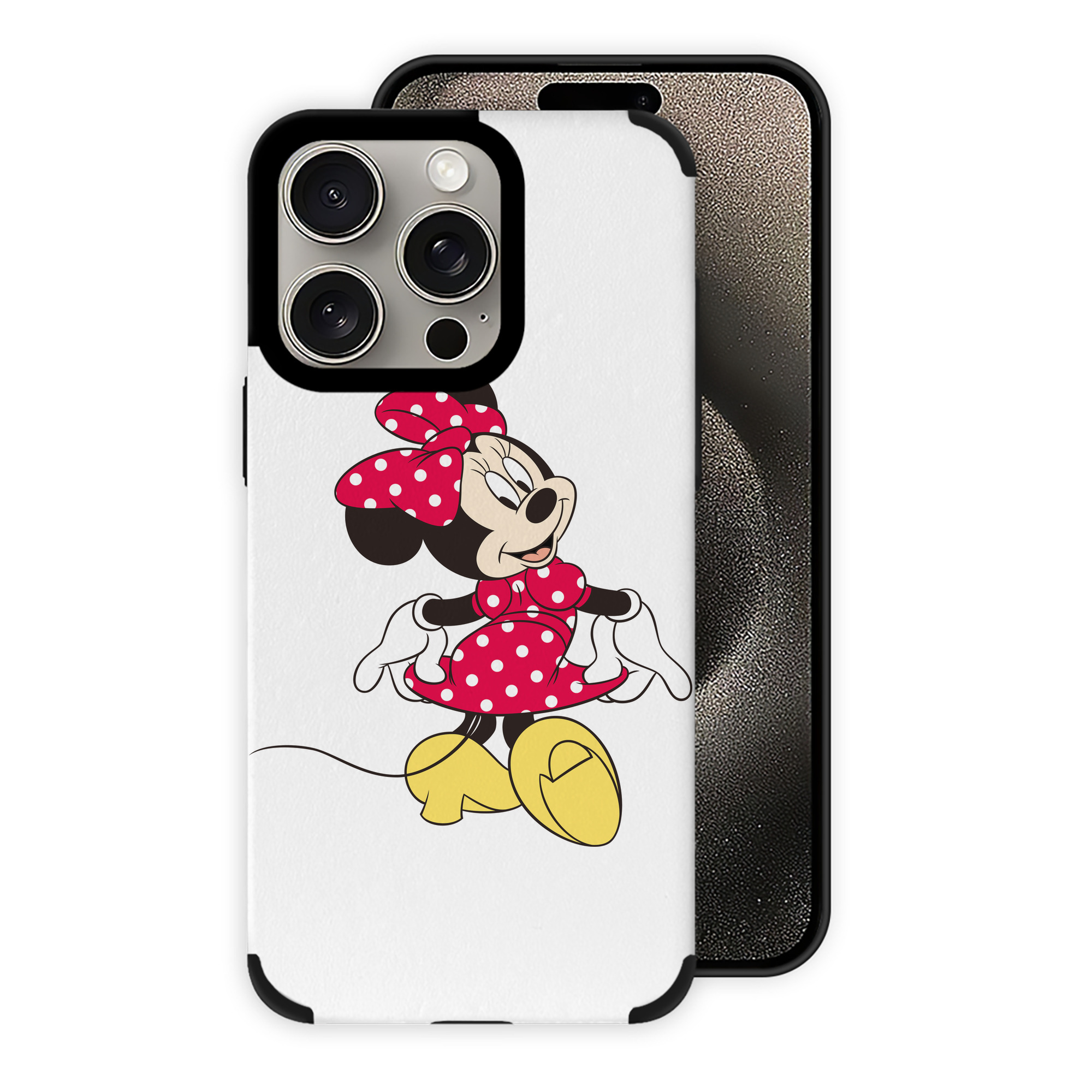 （画像用） ミッキーマウス Mickey Mouse 【iPhone15ProMax対応】 PUレザー スマホケース 耐衝撃＆黄変防止