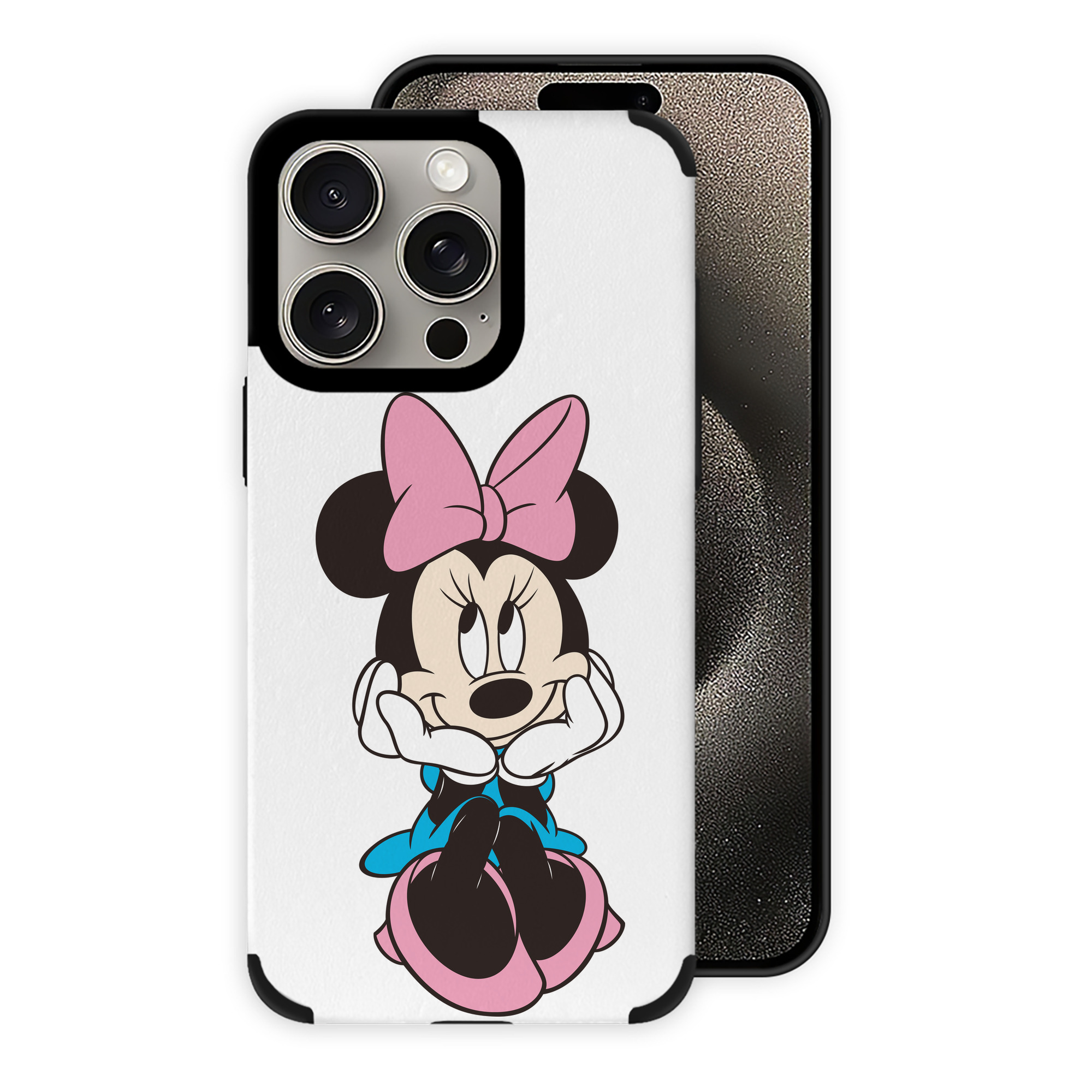 （画像用） ミッキーマウス Mickey Mouse 【iPhone15ProMax対応】 PUレザー スマホケース 耐衝撃＆黄変防止