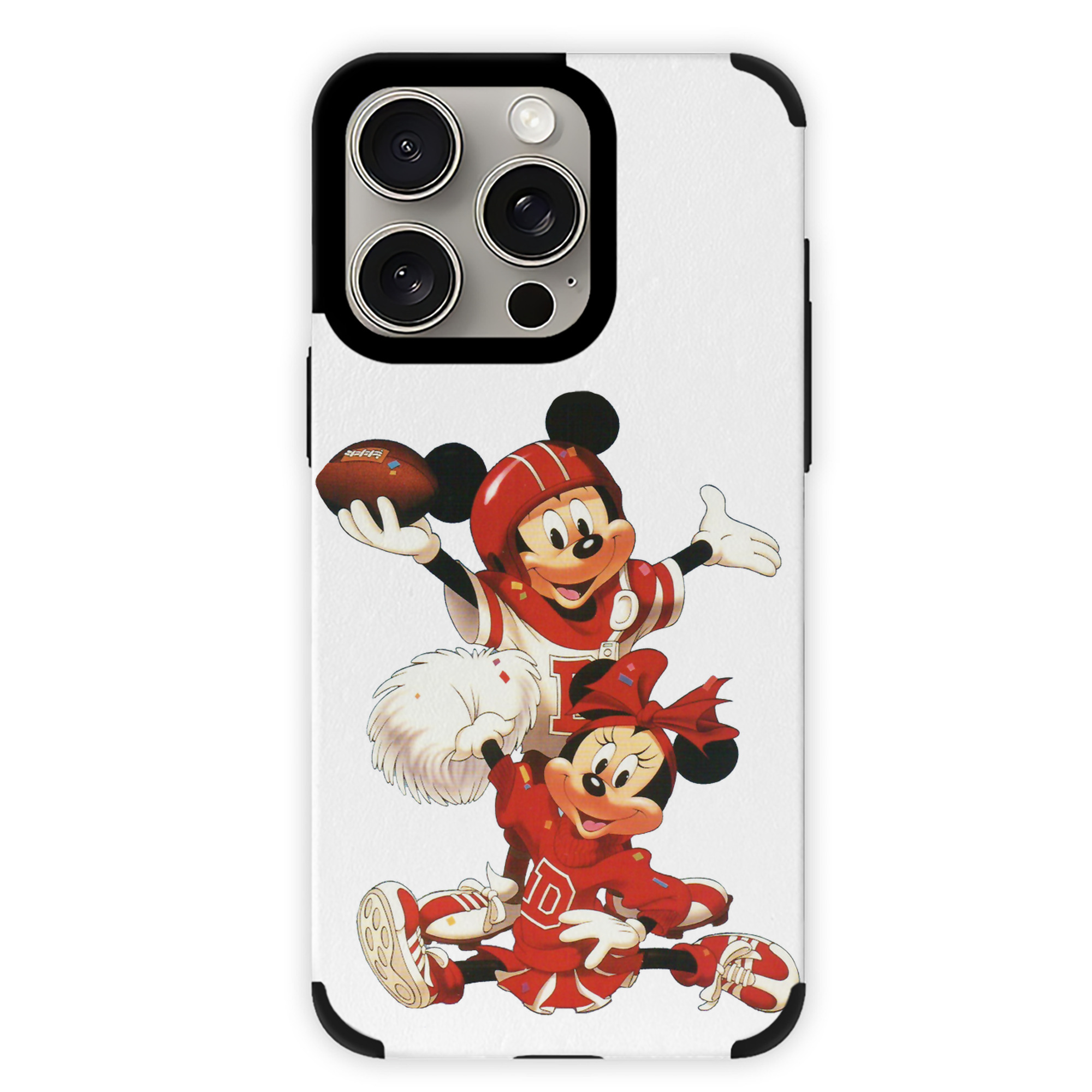 （画像用） ミッキーマウス Mickey Mouse 【iPhone15ProMax対応】 PUレザー スマホケース 耐衝撃＆黄変防止
