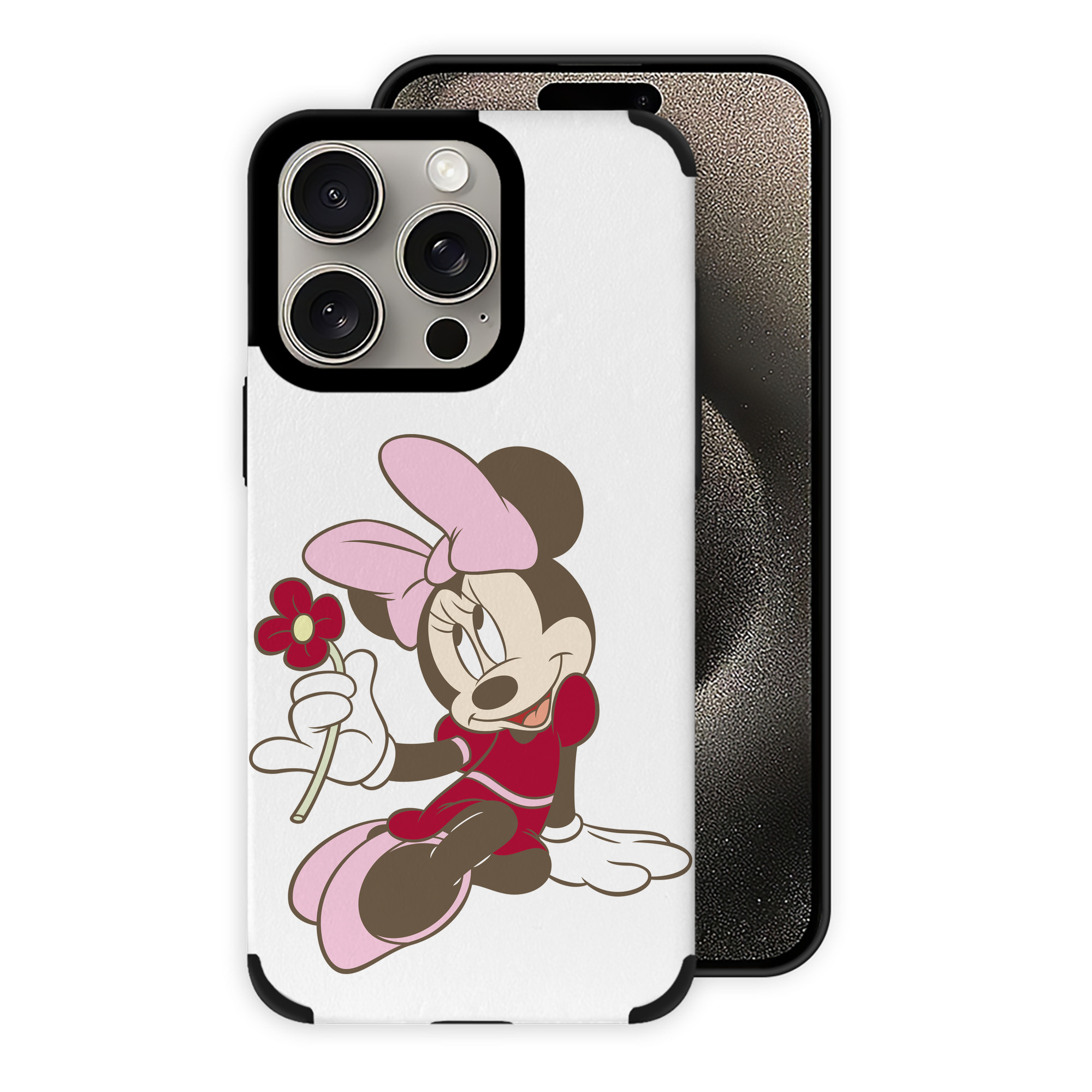 （画像用） ミッキーマウス Mickey Mouse 【iPhone15ProMax対応】 PUレザー スマホケース 耐衝撃＆黄変防止