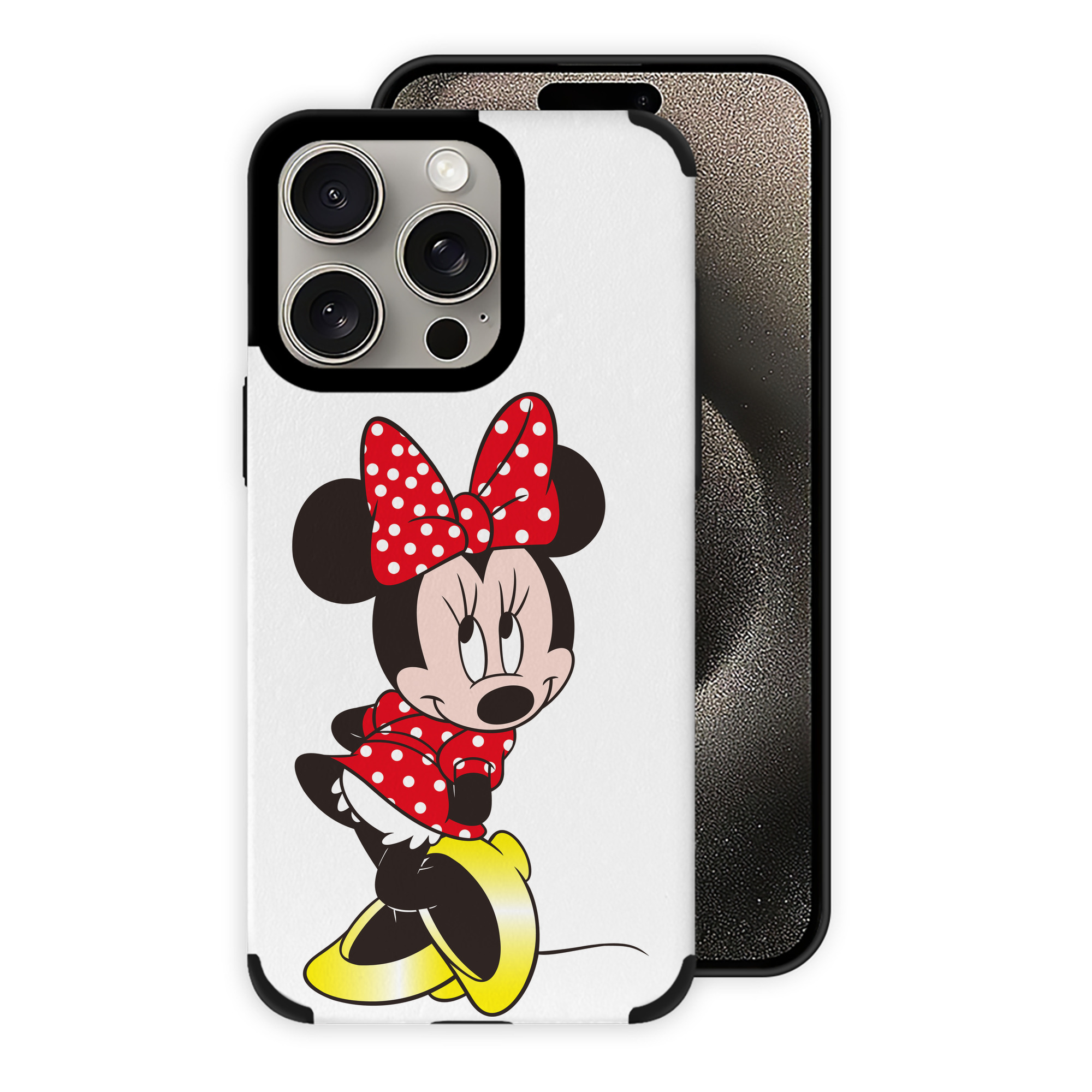 （画像用） ミッキーマウス Mickey Mouse 【iPhone15ProMax対応】 PUレザー スマホケース 耐衝撃＆黄変防止