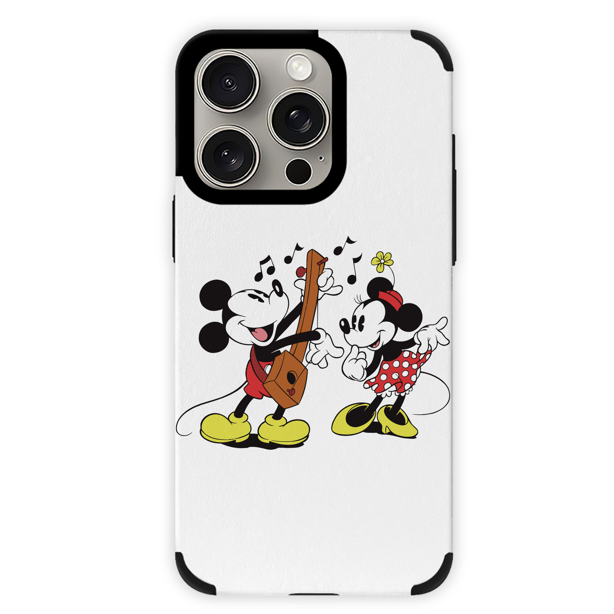 （画像用） ミッキーマウス Mickey Mouse 【iPhone15ProMax対応】 PUレザー スマホケース 耐衝撃＆黄変防止