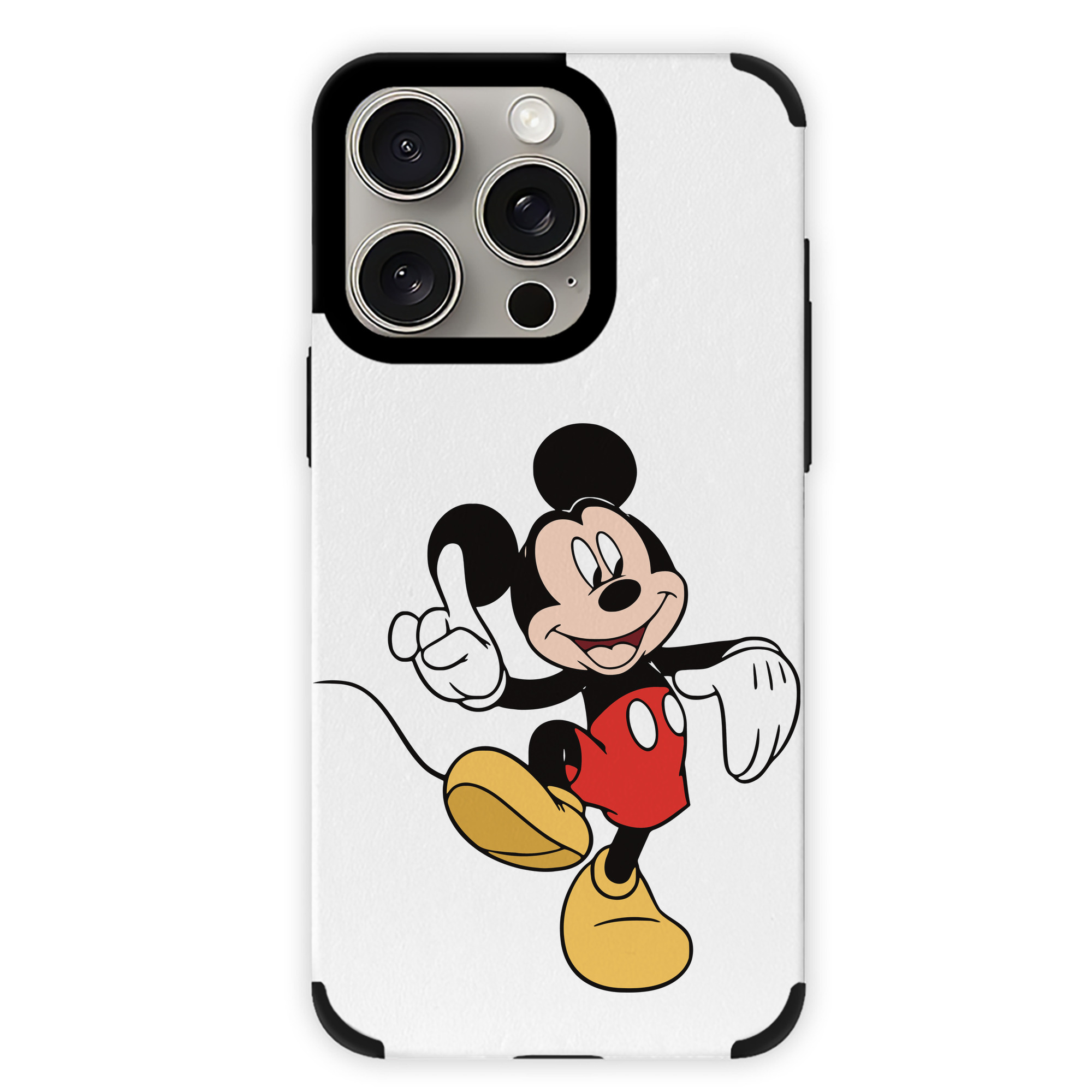 （画像用） ミッキーマウス Mickey Mouse 【iPhone15ProMax対応】 PUレザー スマホケース 耐衝撃＆黄変防止