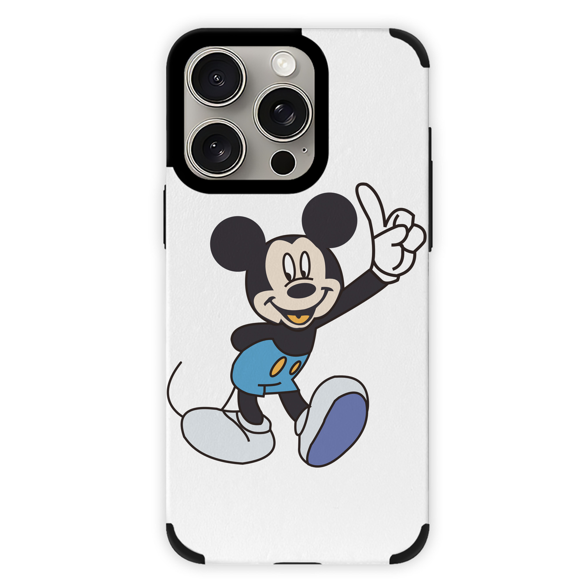 （画像用） ミッキーマウス Mickey Mouse 【iPhone15ProMax対応】 PUレザー スマホケース 耐衝撃＆黄変防止