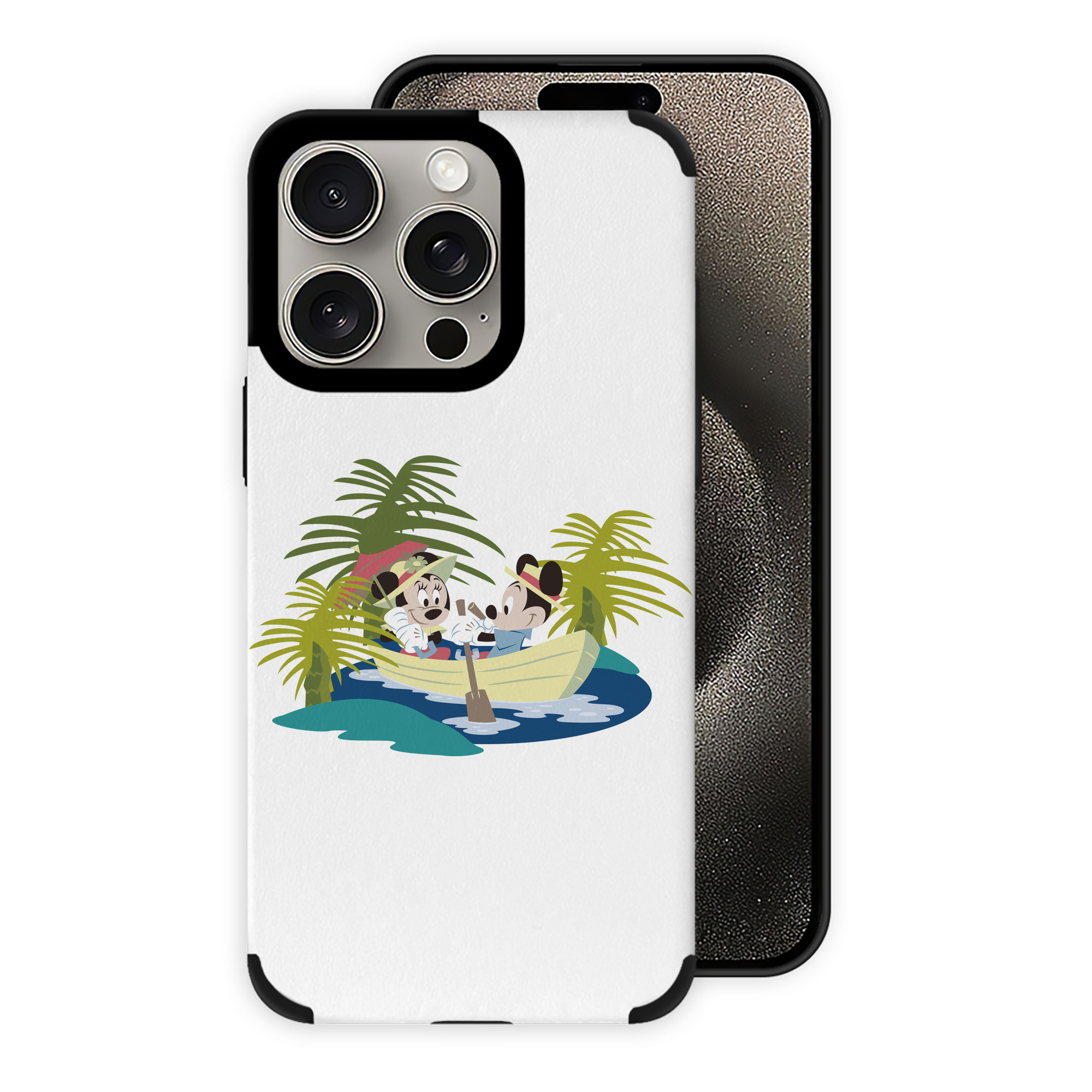 （画像用） ミッキーマウス Mickey Mouse 【iPhone15ProMax対応】 PUレザー スマホケース 耐衝撃＆黄変防止