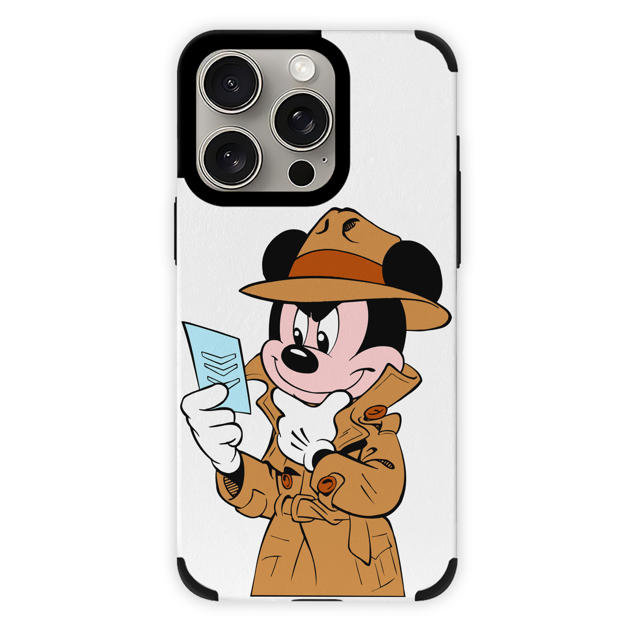 （画像用） ミッキーマウス Mickey Mouse 【iPhone15ProMax対応】 PUレザー スマホケース 耐衝撃＆黄変防止