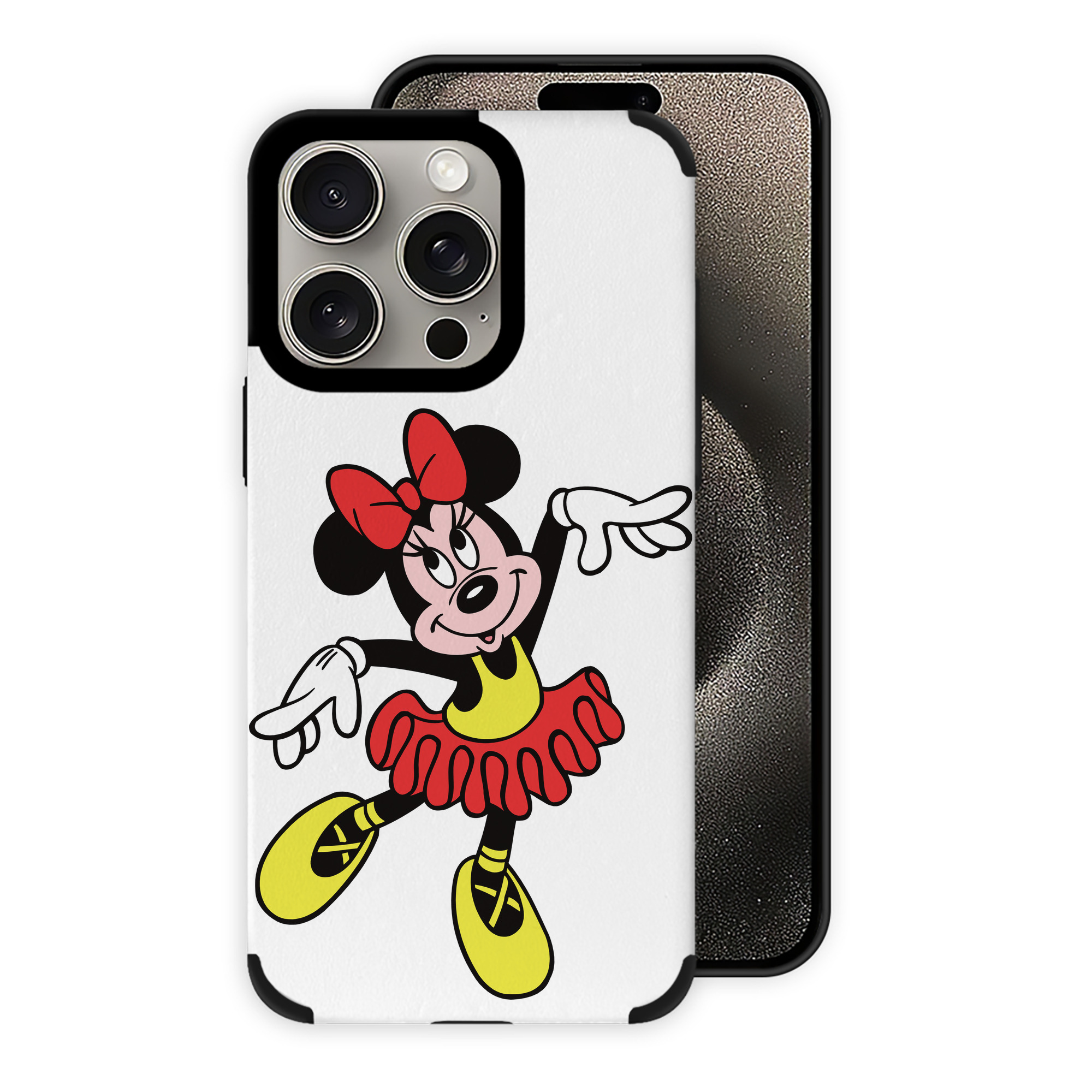 （画像用） ミッキーマウス Mickey Mouse 【iPhone15ProMax対応】 PUレザー スマホケース 耐衝撃＆黄変防止