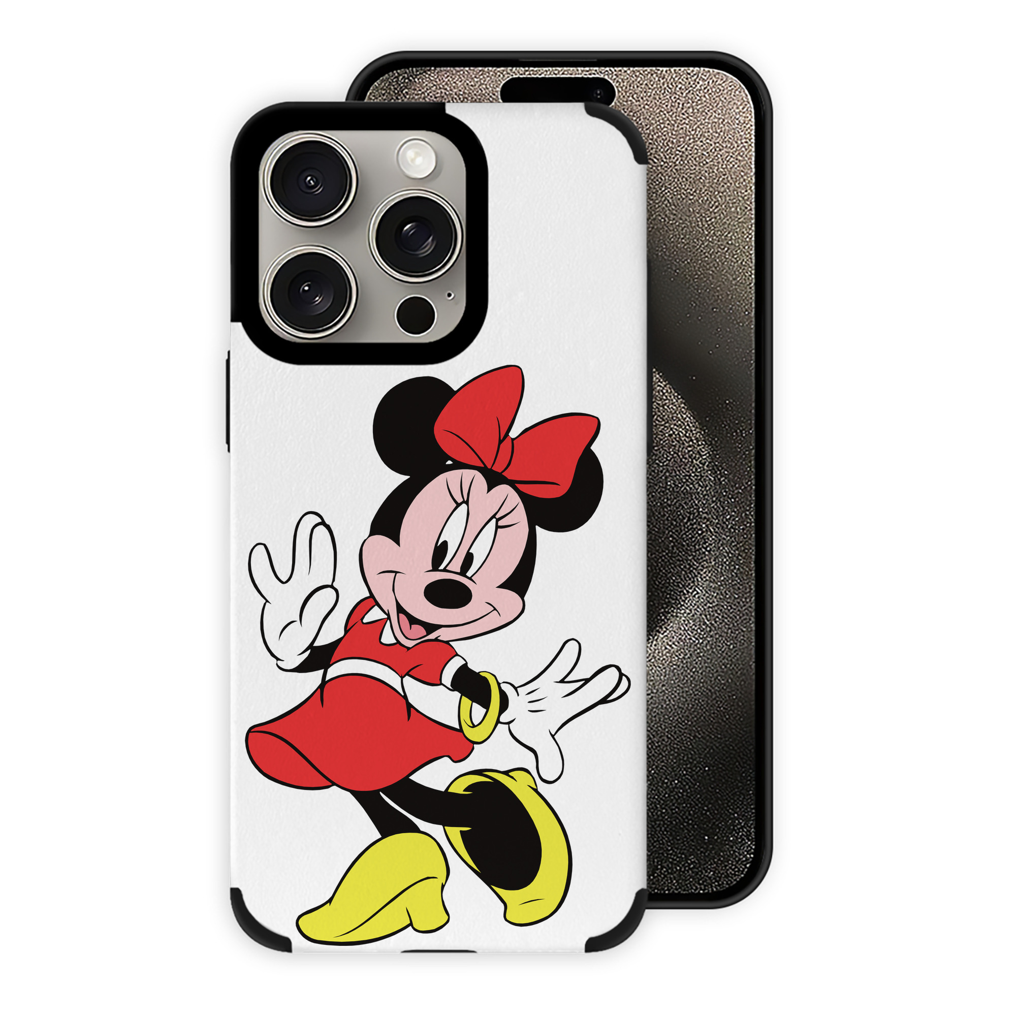 （画像用） ミッキーマウス Mickey Mouse 【iPhone15ProMax対応】 PUレザー スマホケース 耐衝撃＆黄変防止