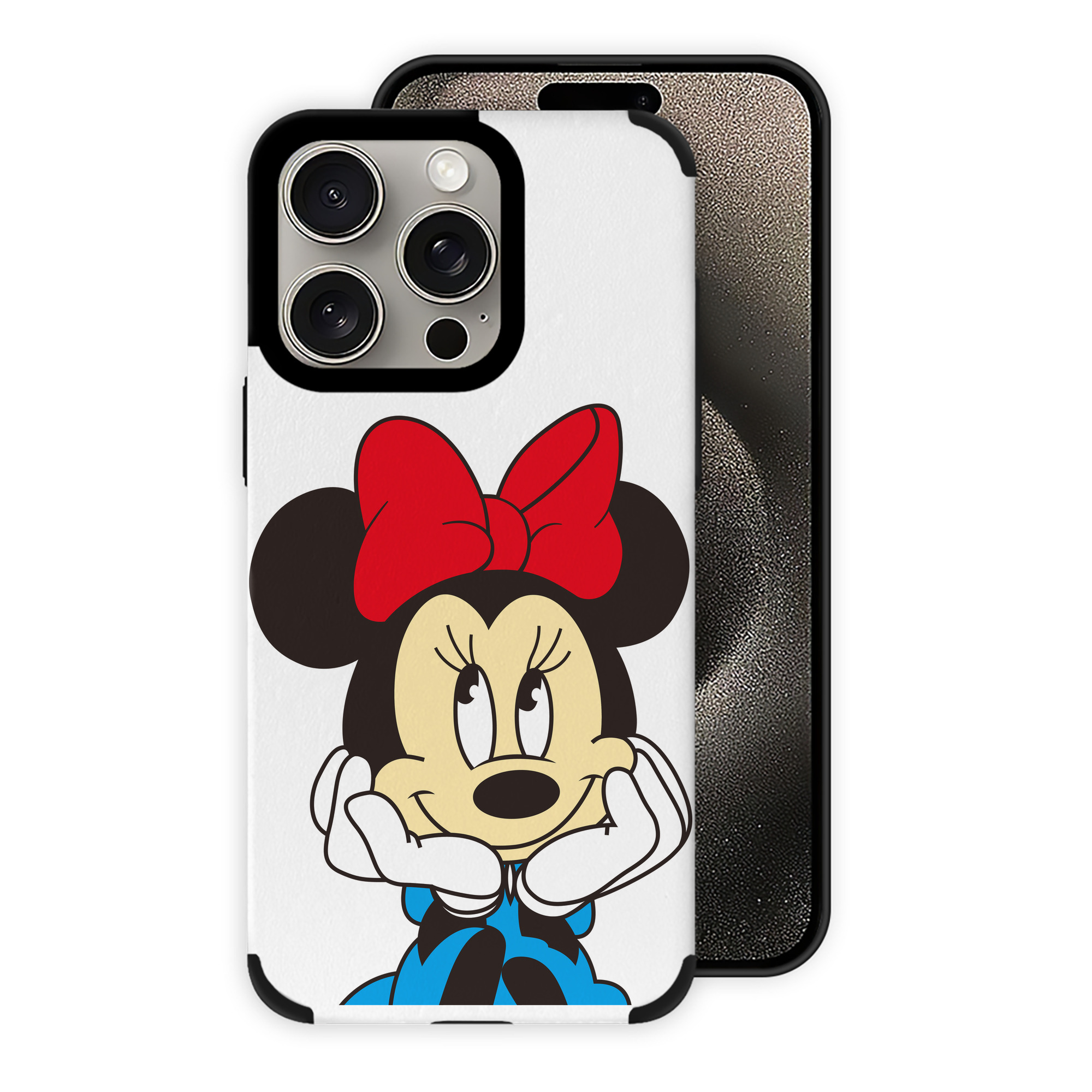 （画像用） ミッキーマウス Mickey Mouse 【iPhone15ProMax対応】 PUレザー スマホケース 耐衝撃＆黄変防止