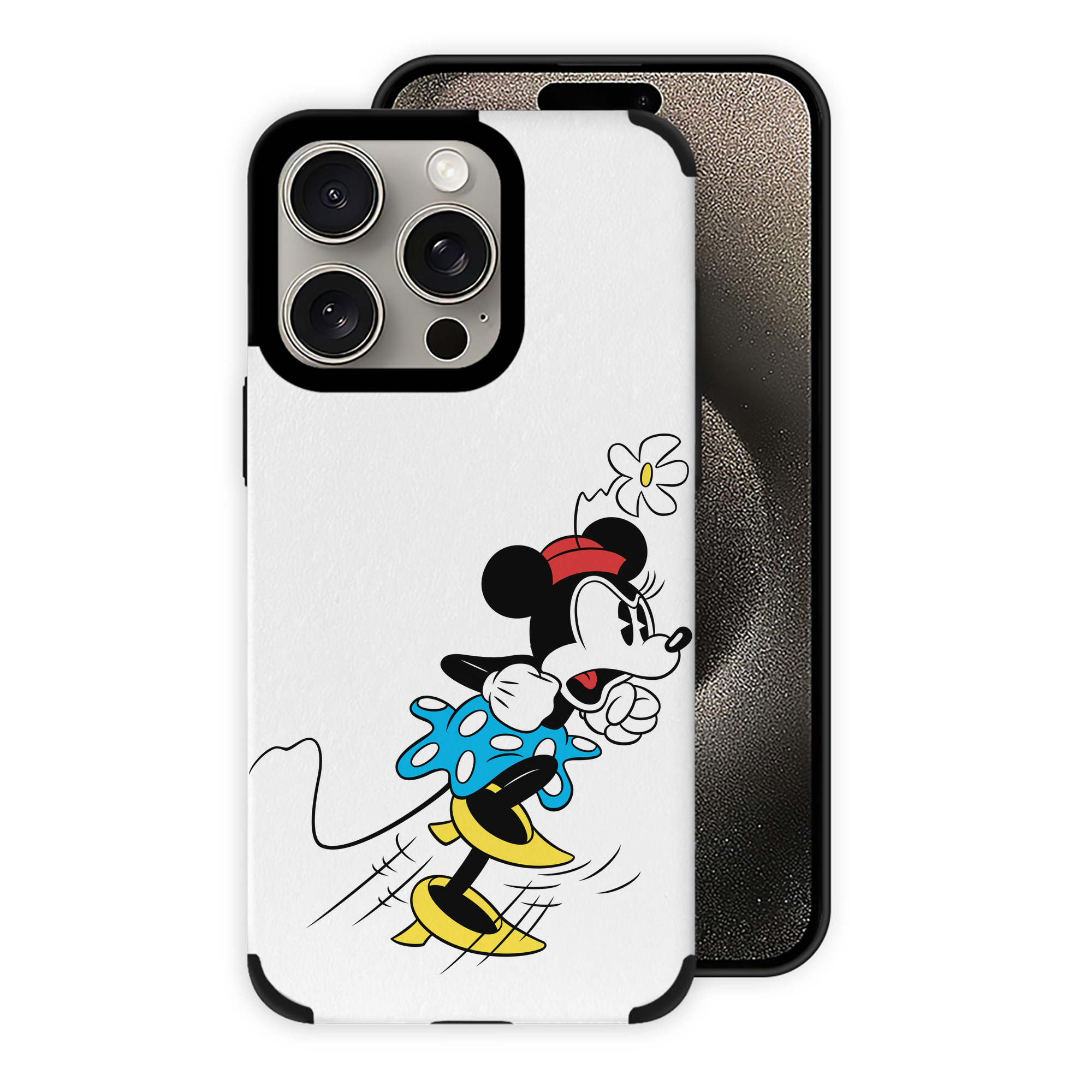 （画像用） ミッキーマウス Mickey Mouse 【iPhone15ProMax対応】 PUレザー スマホケース 耐衝撃＆黄変防止